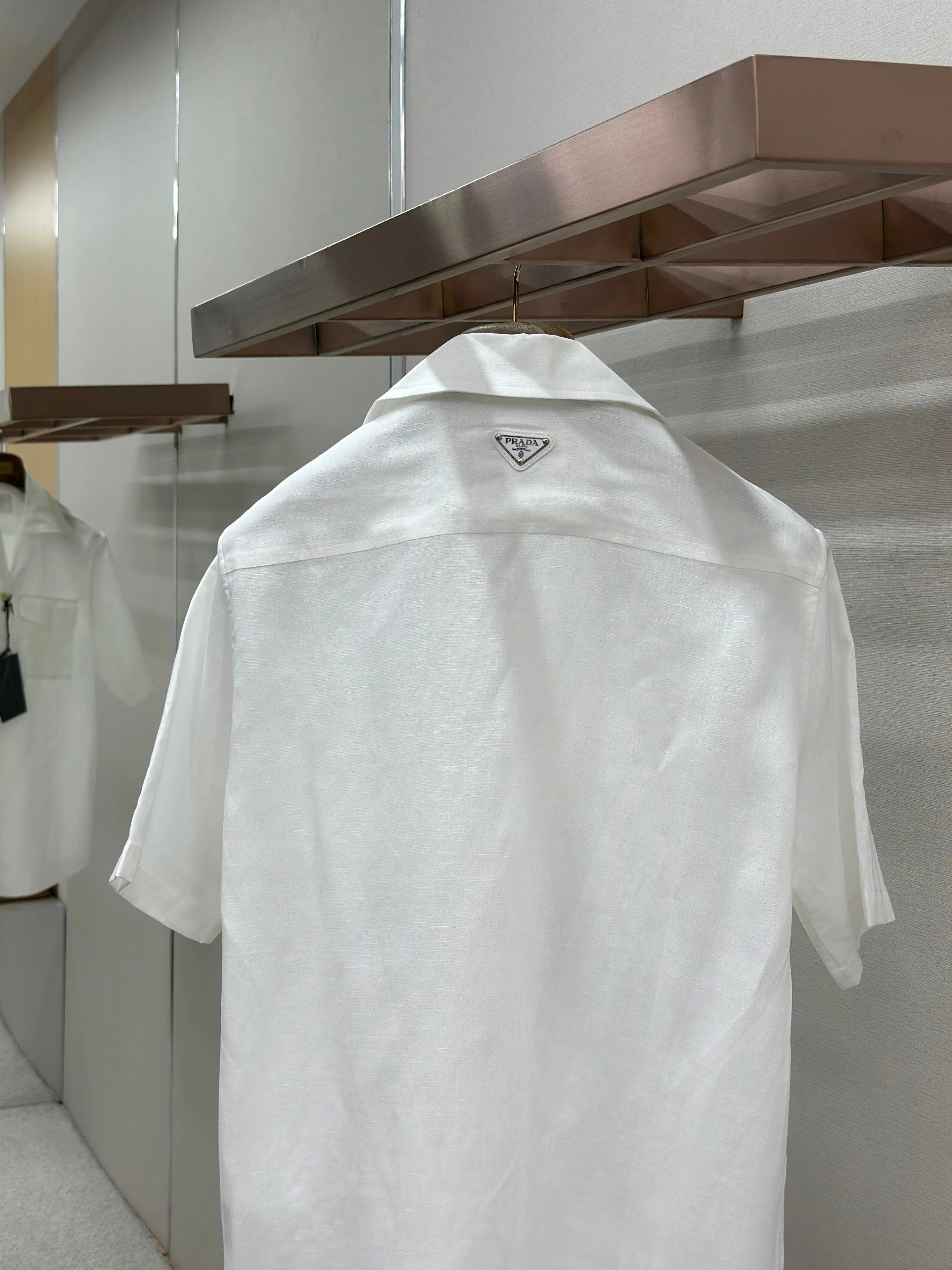 PRA 2026 Men's Linen Short-Sleeve T-Shirt White Fabric 917700