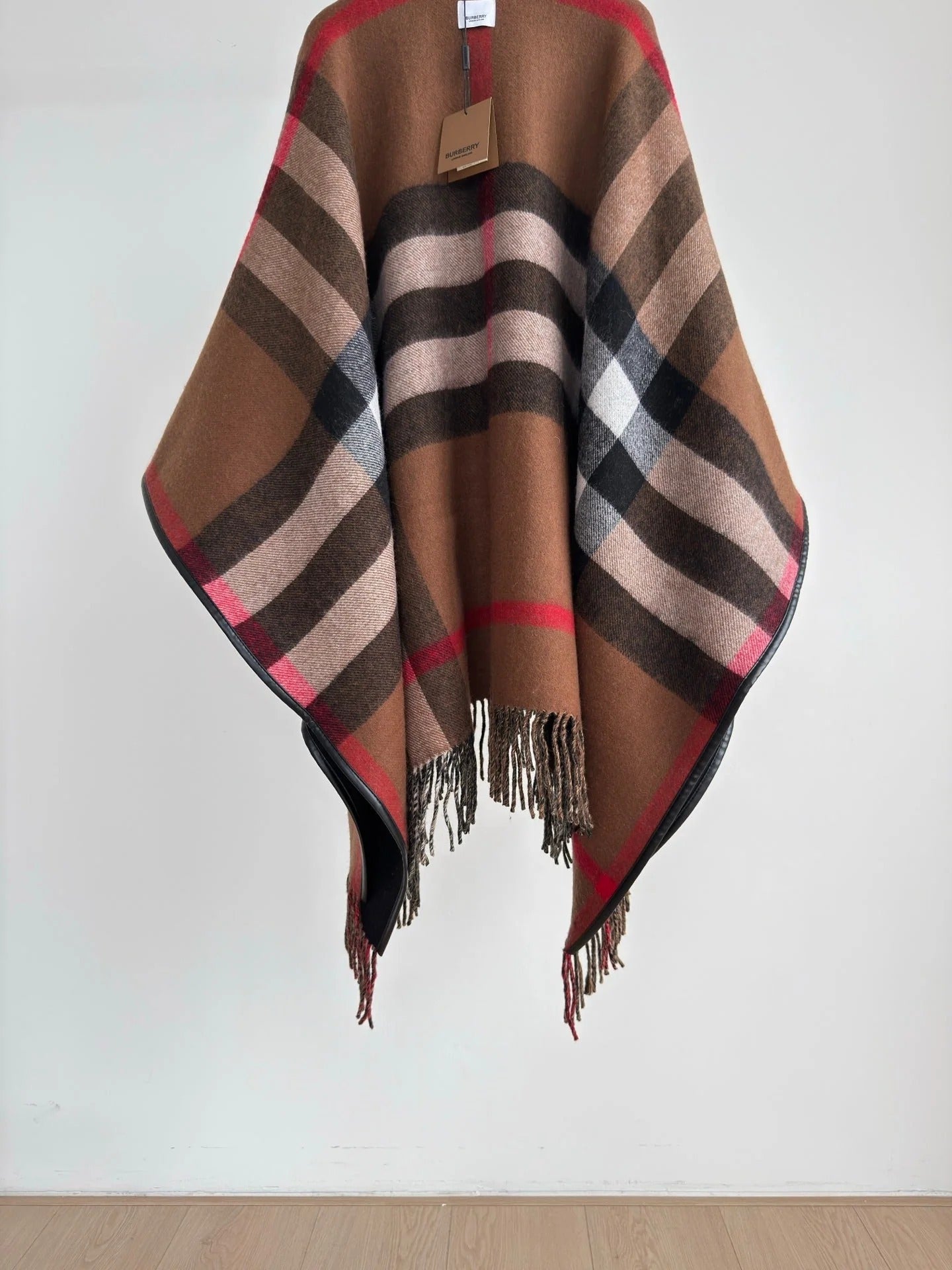 BURBERRY 25S PLAID KNITTED SCARF 146