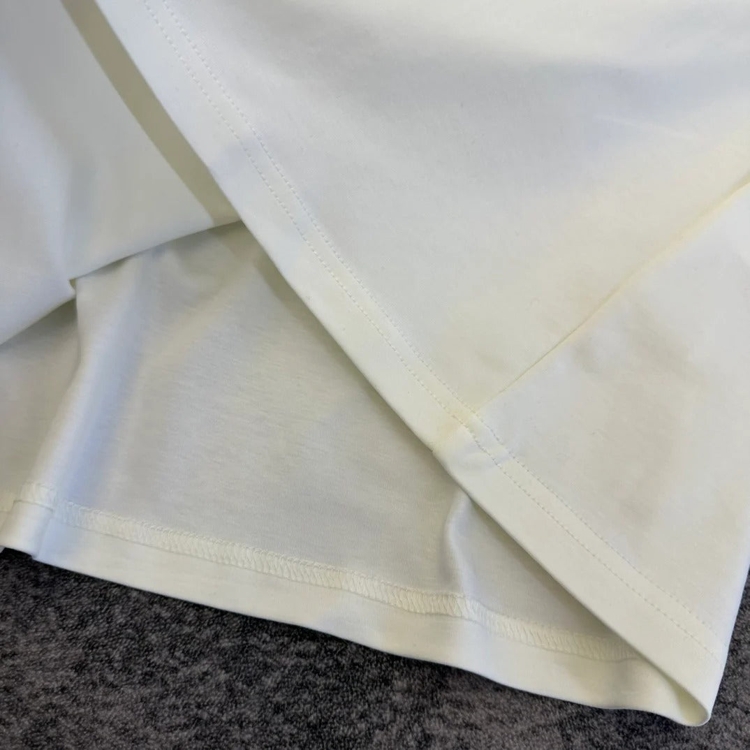 Dior 2026 T-shirt White Apricot Cotton 359224