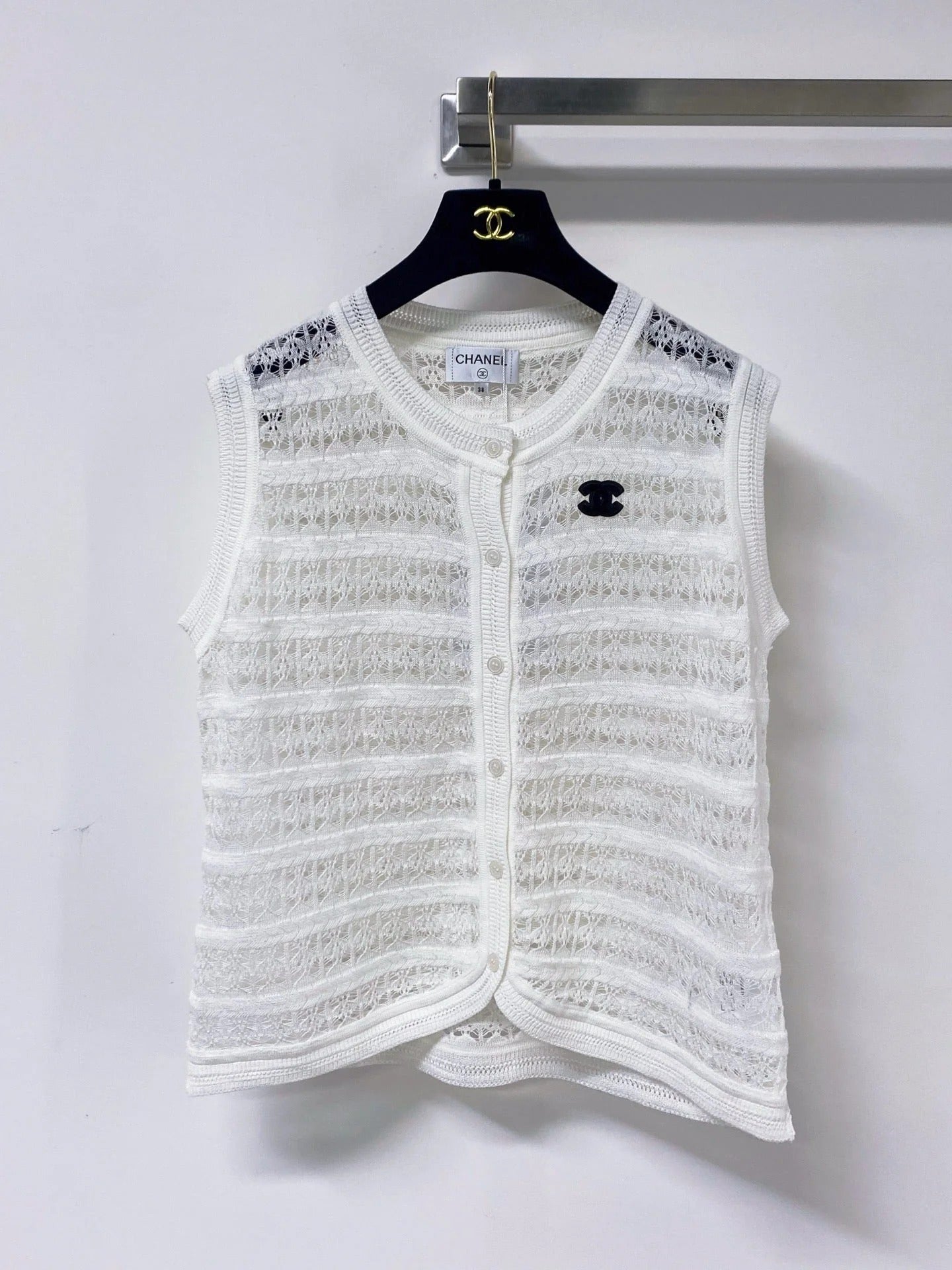 Chanel 2026 Knit Vest Vibrant Wool Laine 454064
