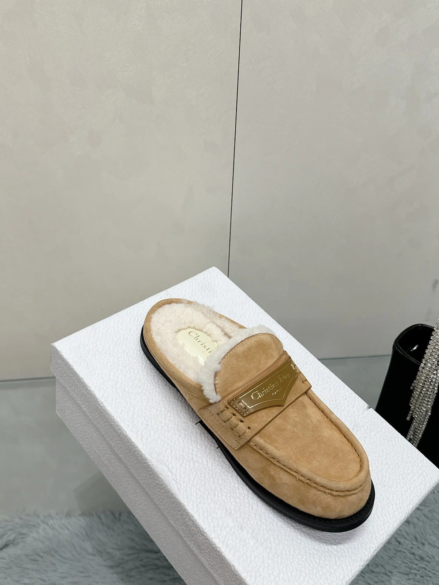 Dior 2026 Boy Mule Tan Suede 966804