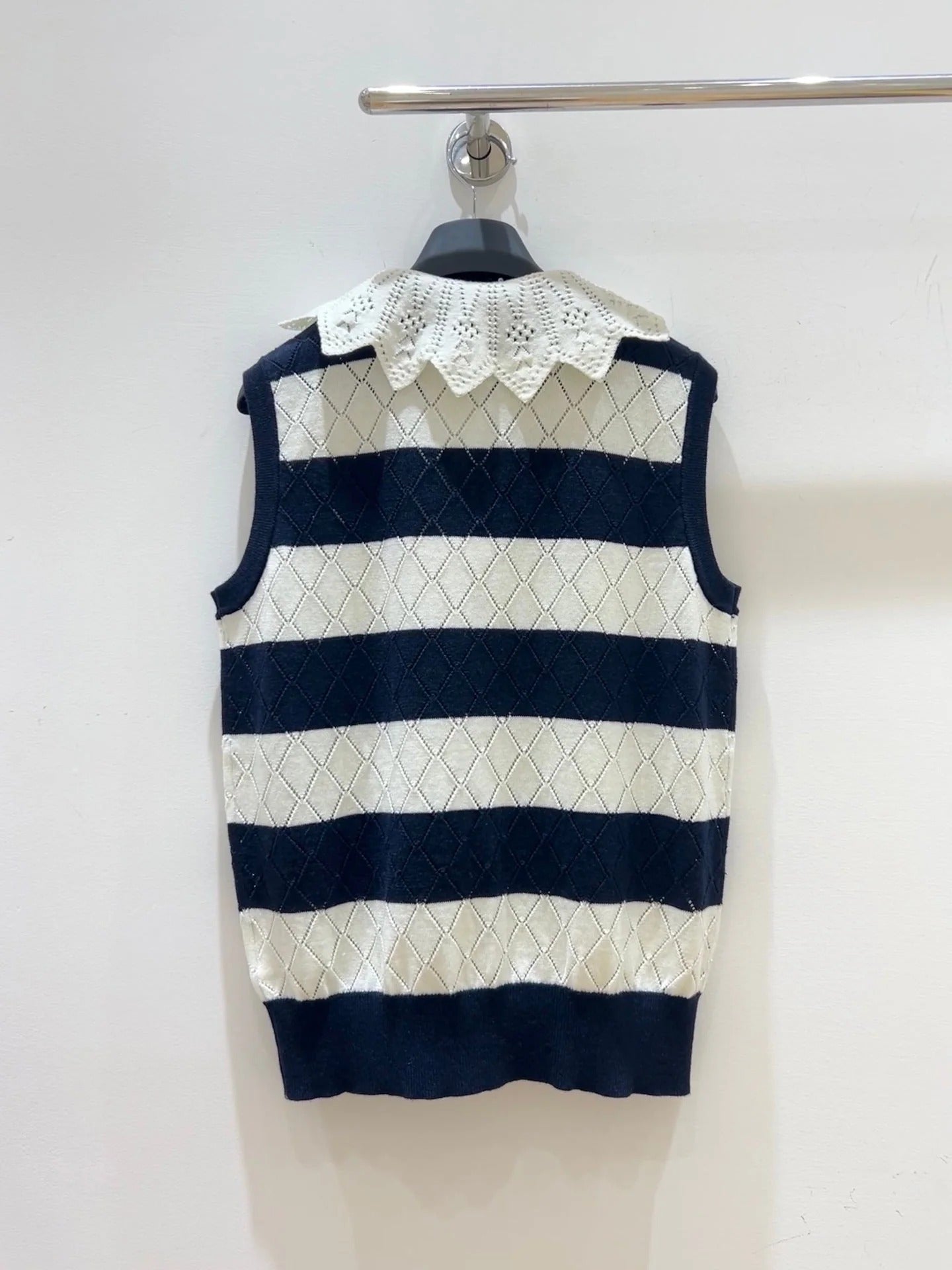Dior 2026 Knit Vest Openwork Cashmere Wool 479369