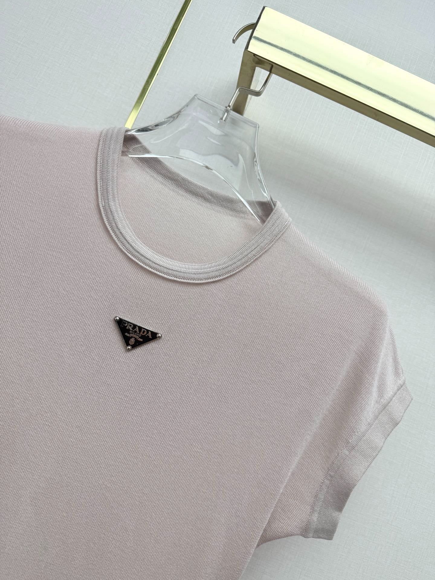 Prada 2026 Crew Neck Tencel Top 367690