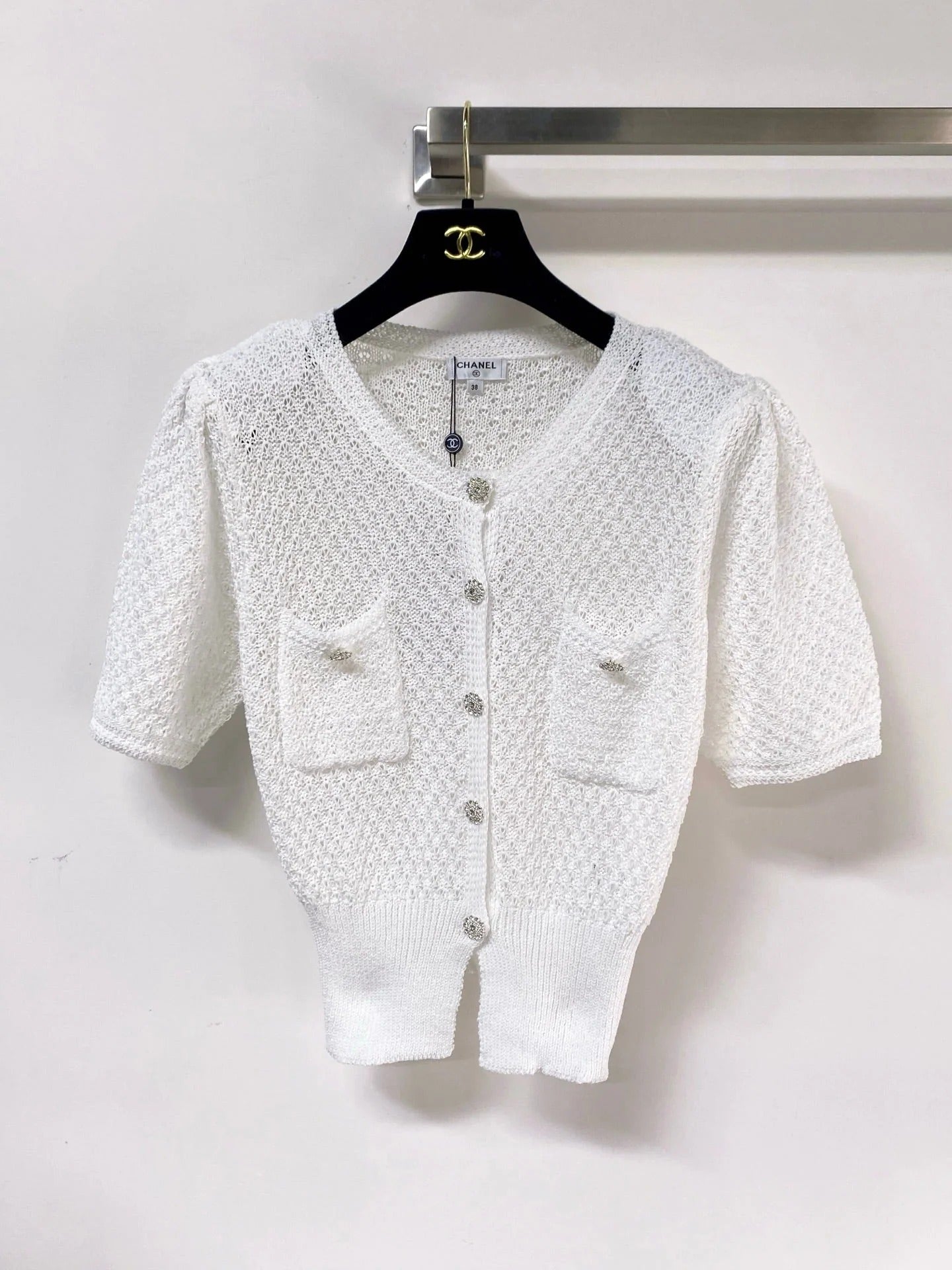Chanel 2026 Knit Cardigan Tops Laine Wool 375026