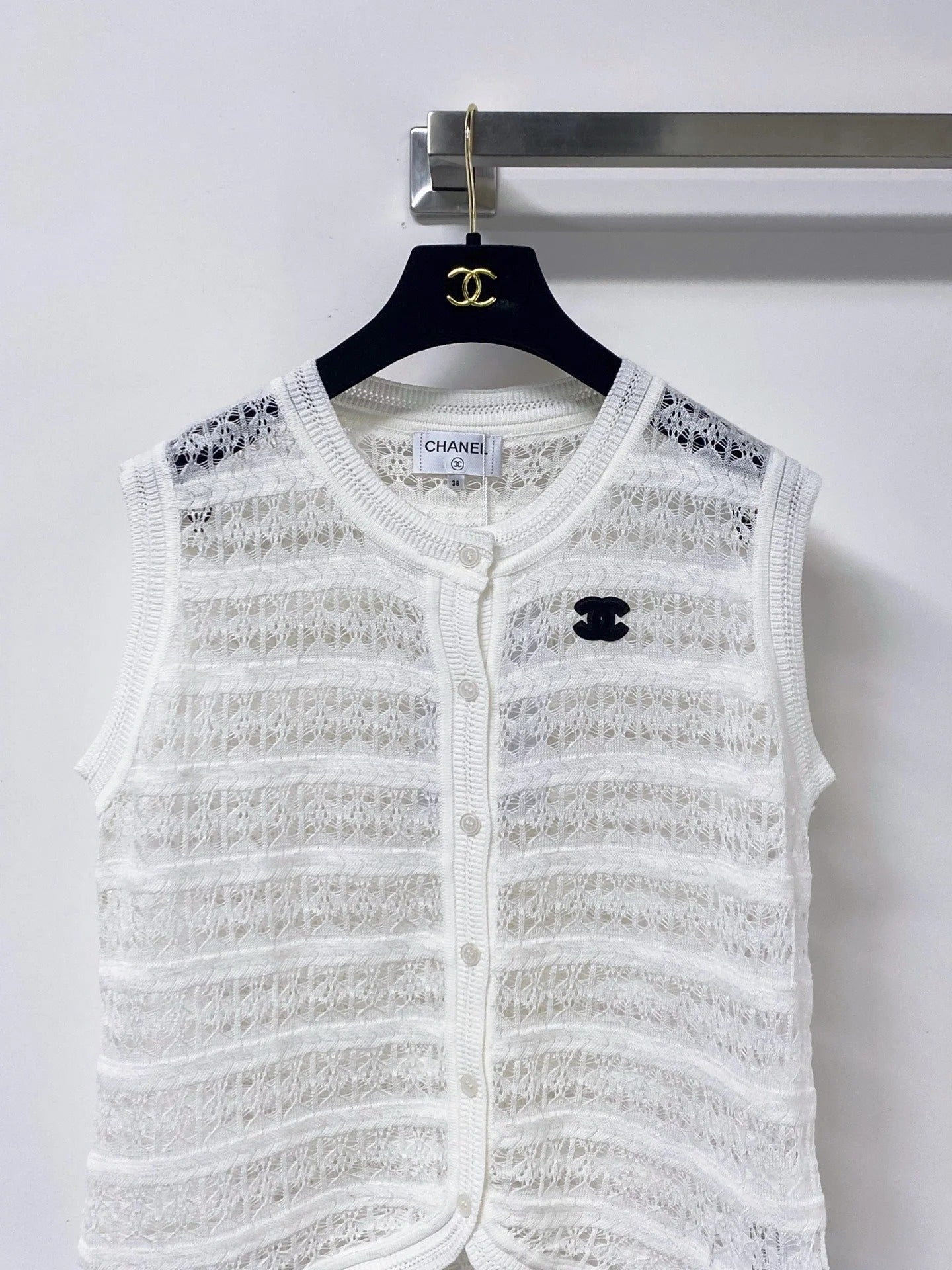 Chanel 2026 Knit Vest Vibrant Wool Laine 454064