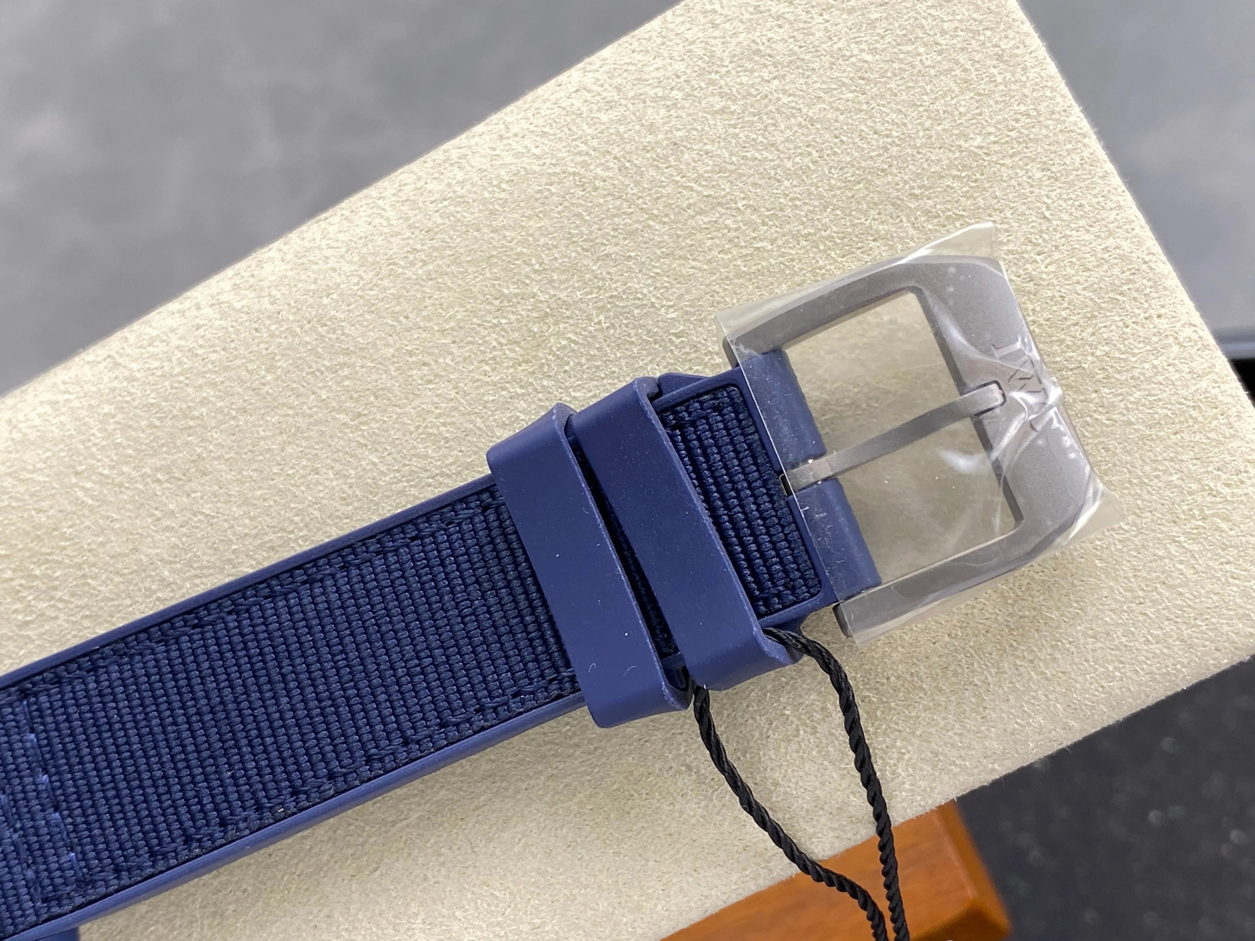 IWC Pilot's Mark XVIII 41mm Dark Blue Dial Rubber Strap