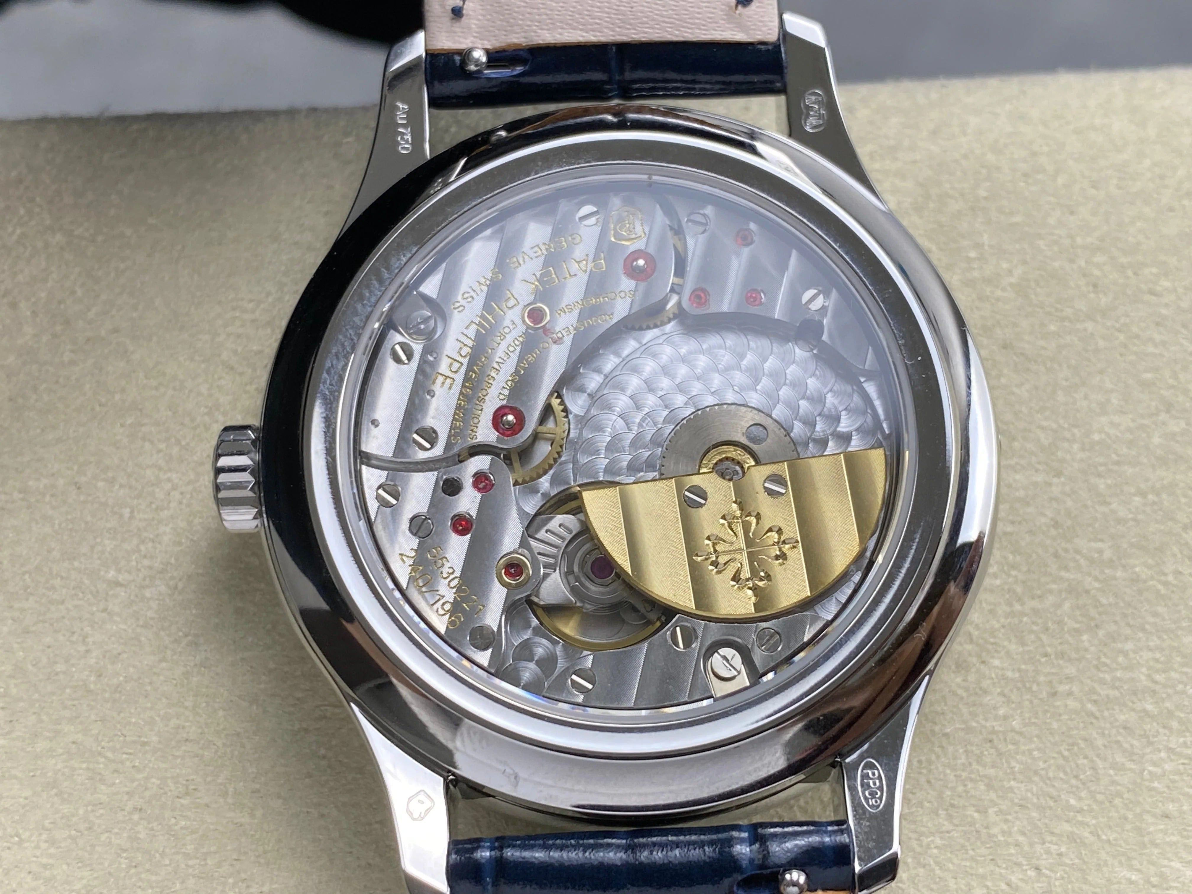 Patek Philippe Nautilus 5711 Maori Motif 40mm Dark Gray Dial Stainless Steel Case (Copy)