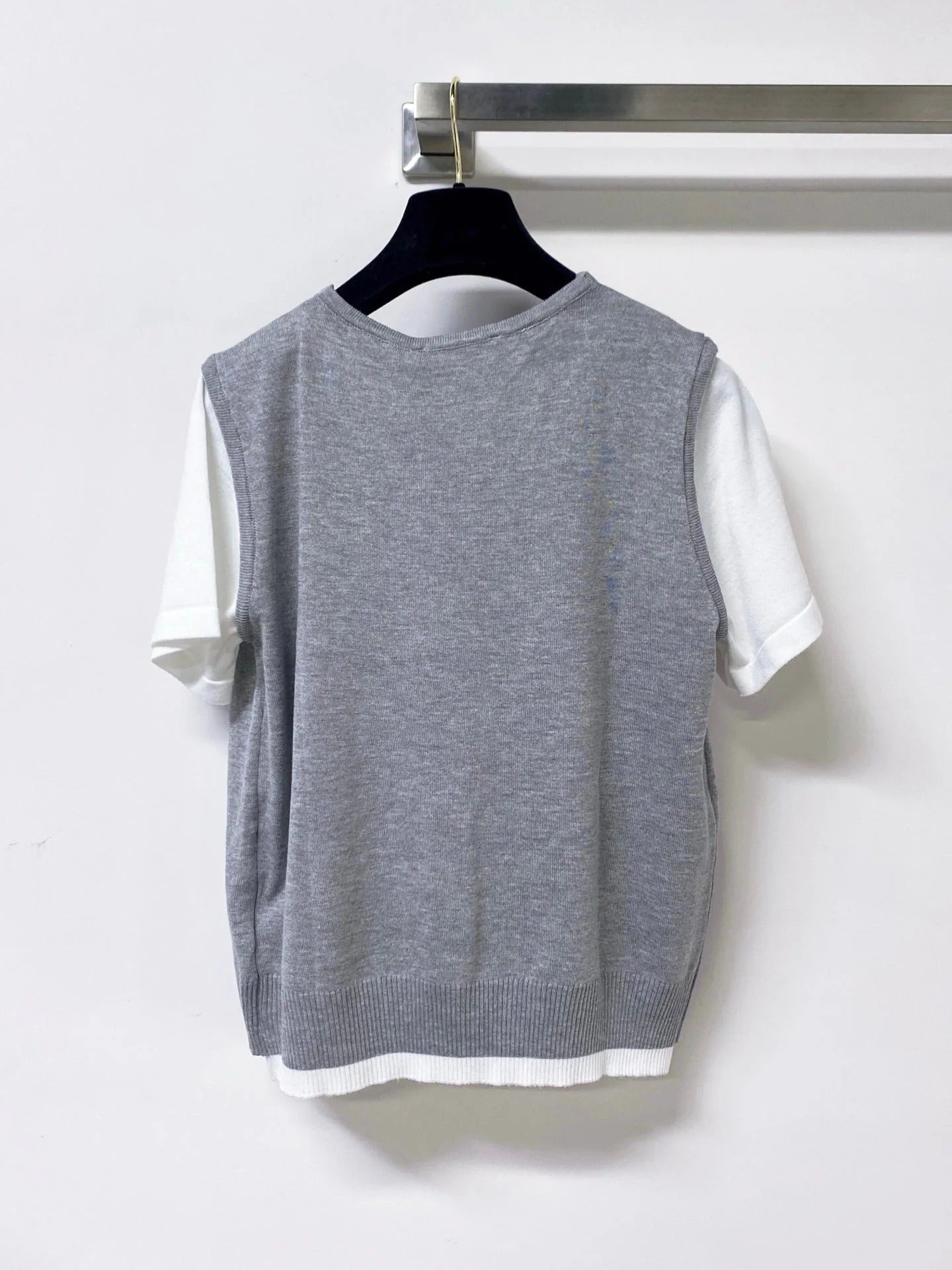 Dior 2026 Layered-look Knit Top Polyamide 442953