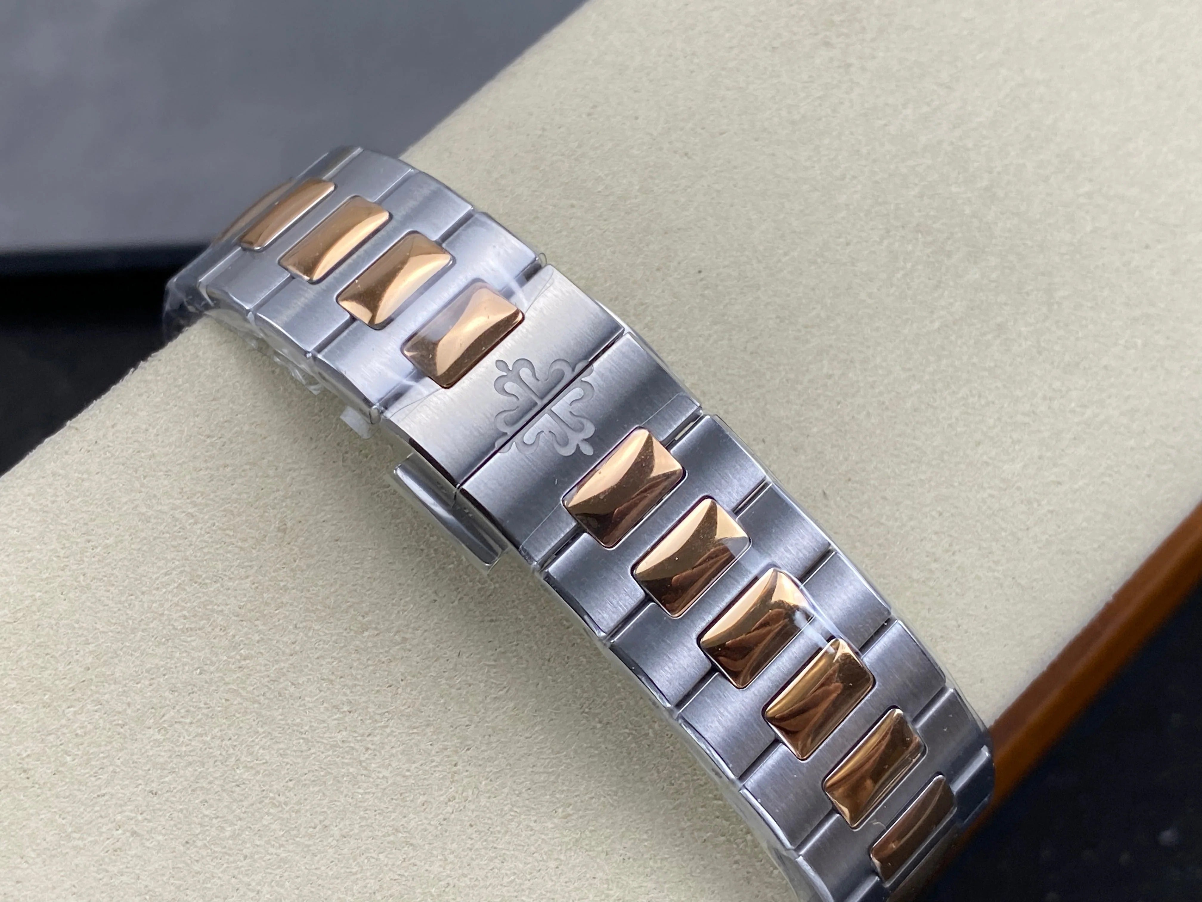 Patek Philippe Cubitus 45mm Blue Dial Steel/Rose Gold Case