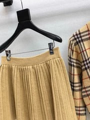 BURBERRY 25S POLO SHIRT AND SKIRT SET 0047