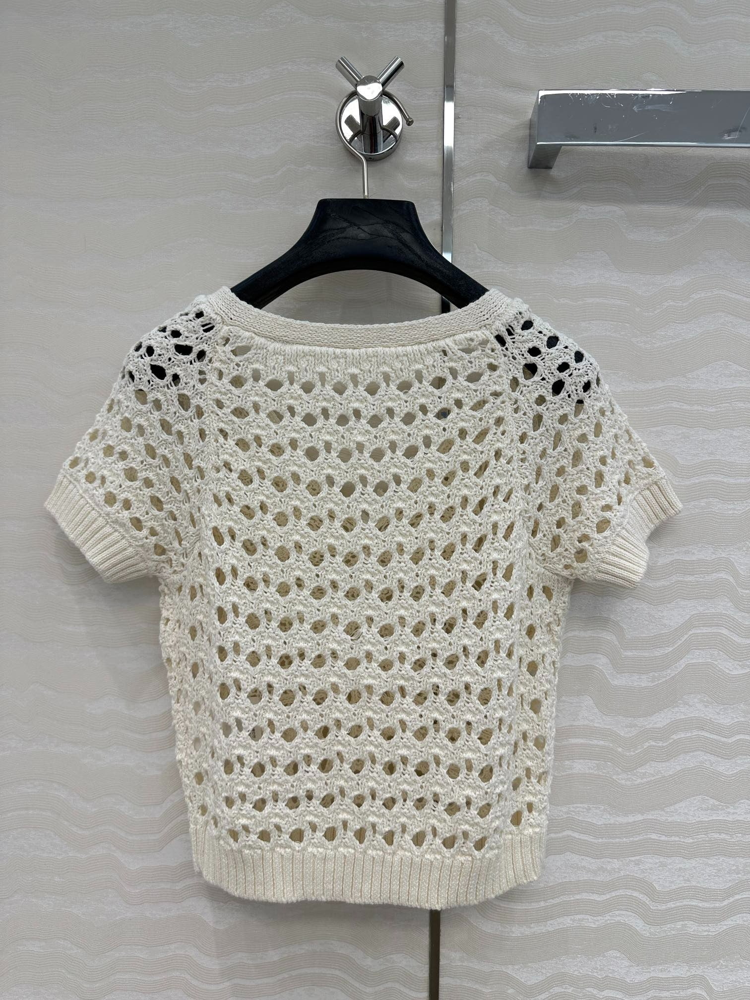 DIOR SHORT-SLEEVE MESH TOP 270069