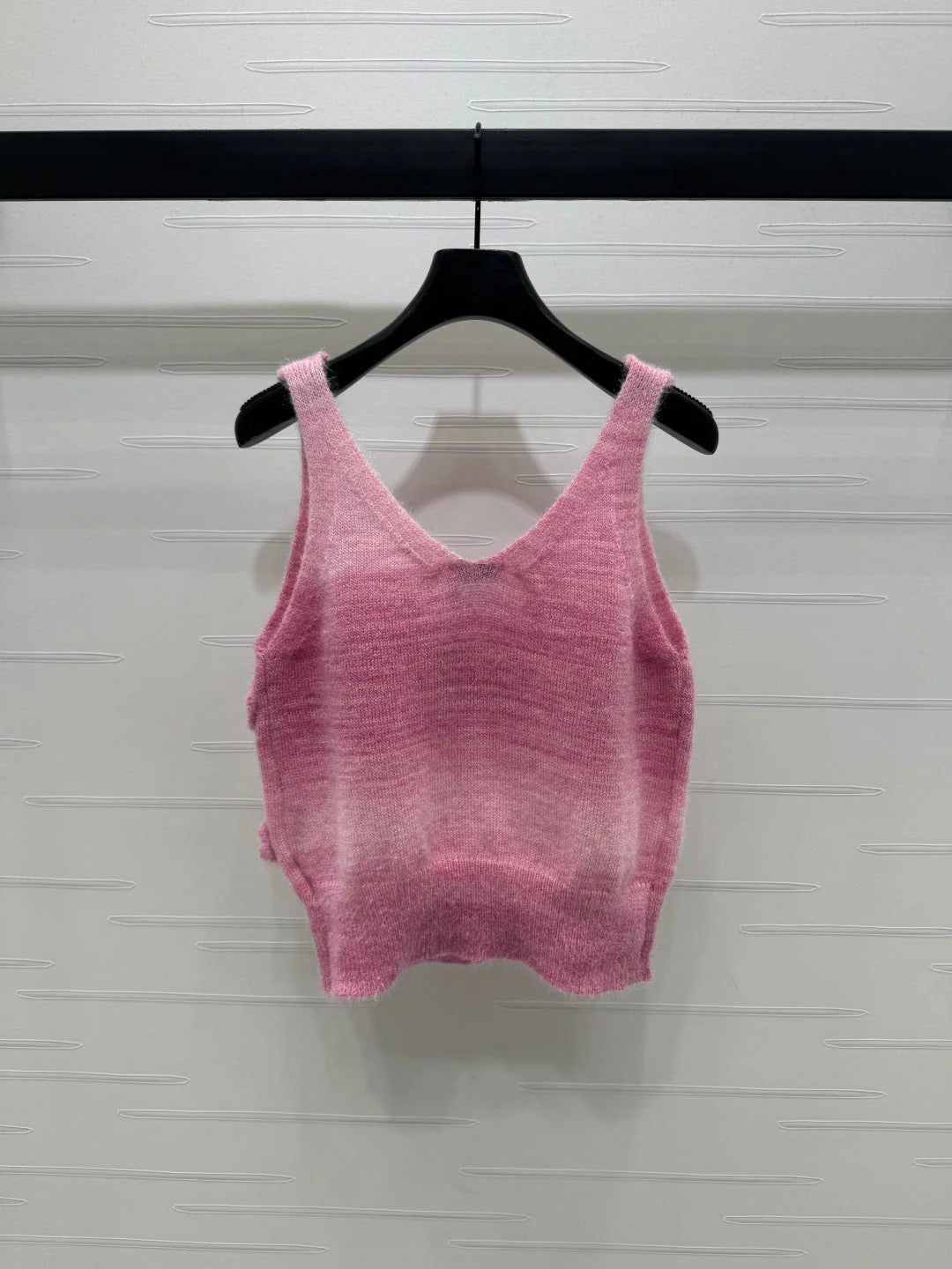 MIUMIU KNIT VEST WITH 3D FLORAL DETAILS 274890
