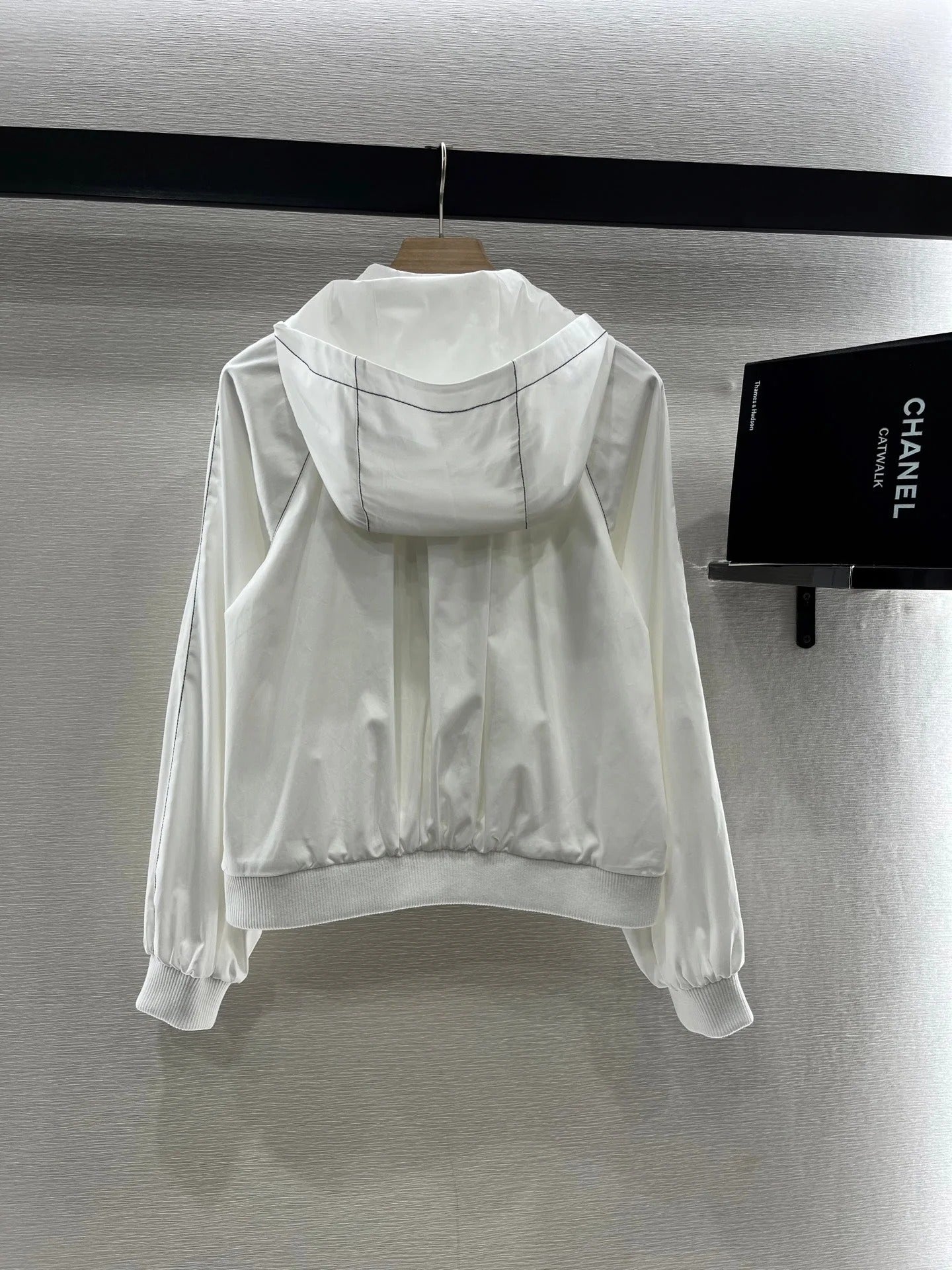 CHANEL 25S HOODED JACKET IN COTTON 264977