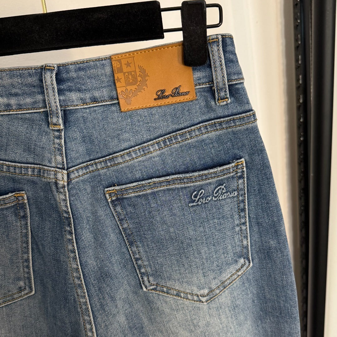 LP HIGH-WAISTED DENIM PANTS STYLE 14