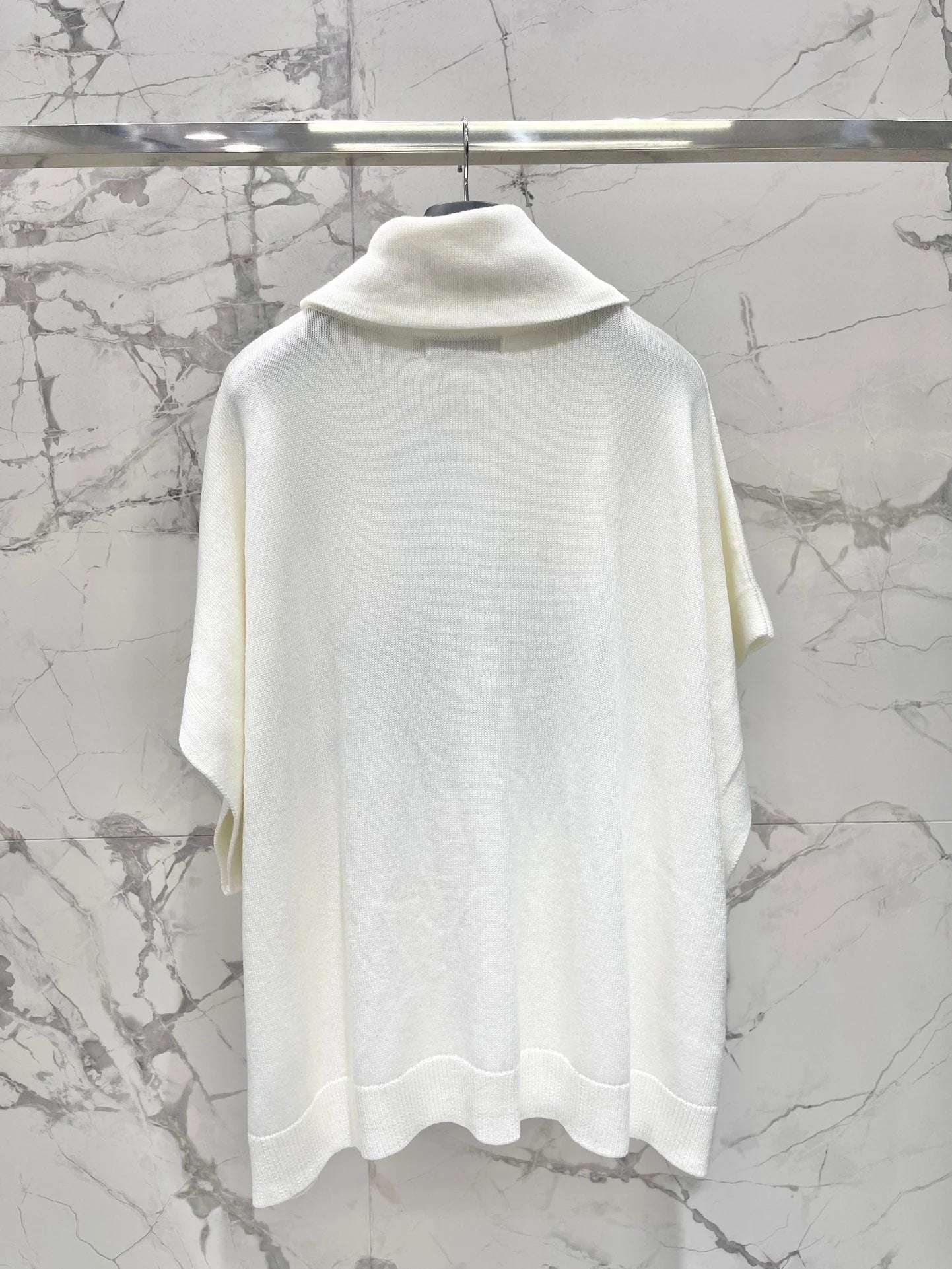 DIOR 25S TURTLENECK PONCHO SWEATER STYLE 383