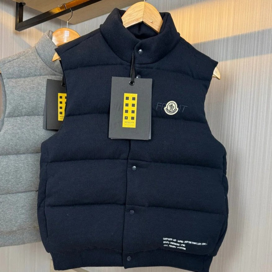 MONCLER 25S DOWN VEST IN GRAY
