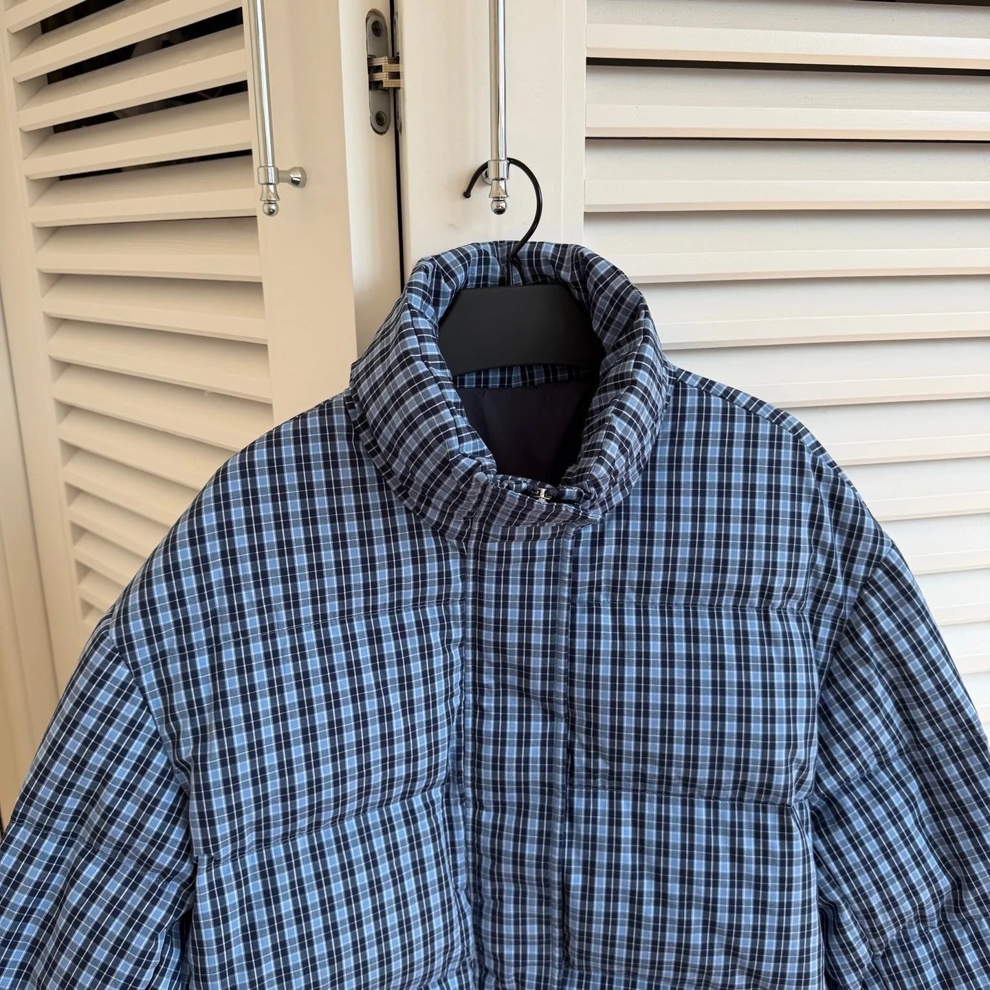 MIUMIU PLAID PUFFER JACKET STYLE 668