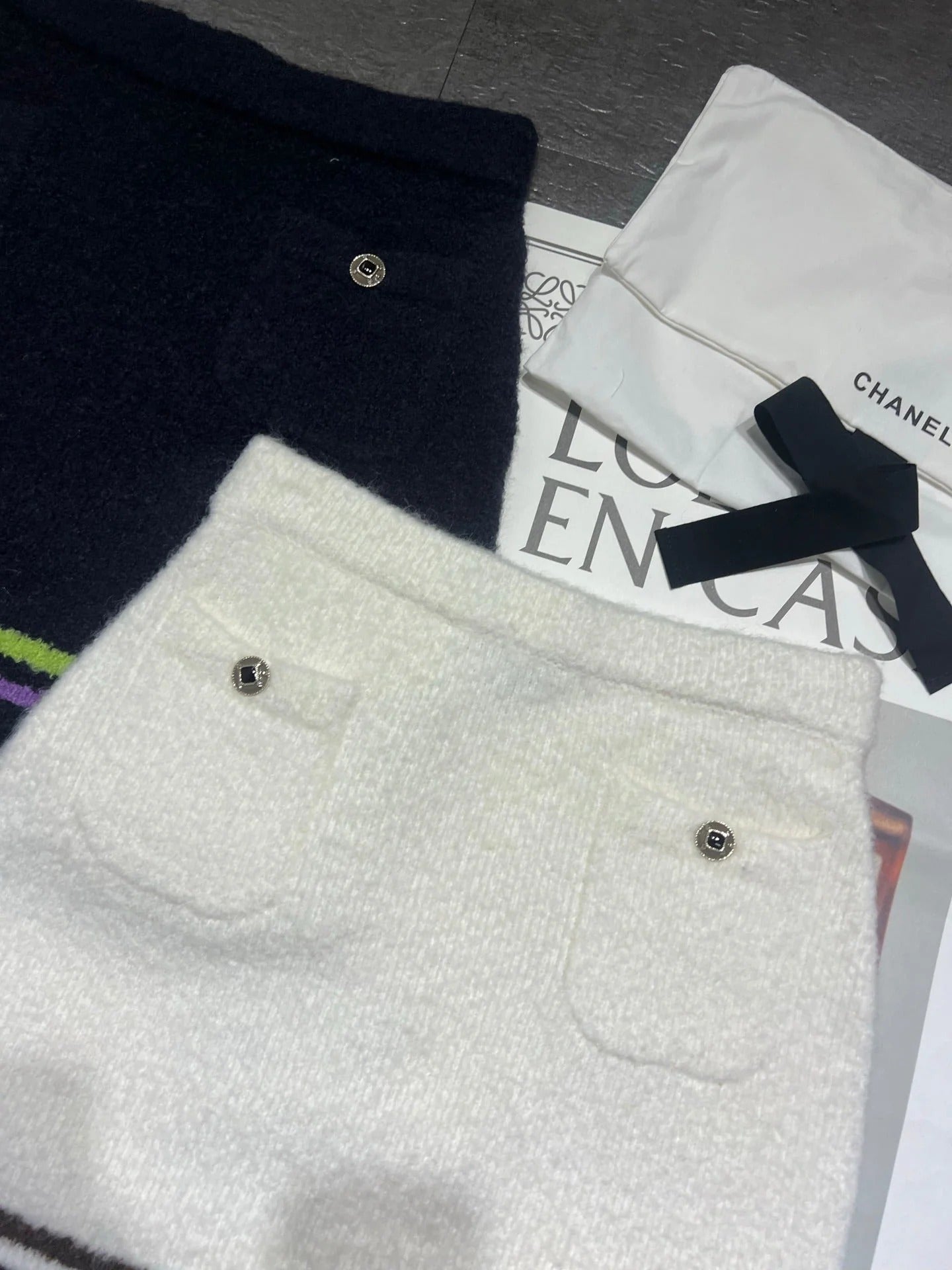 CHANEL 25S SKI COLLECTION SKIRT