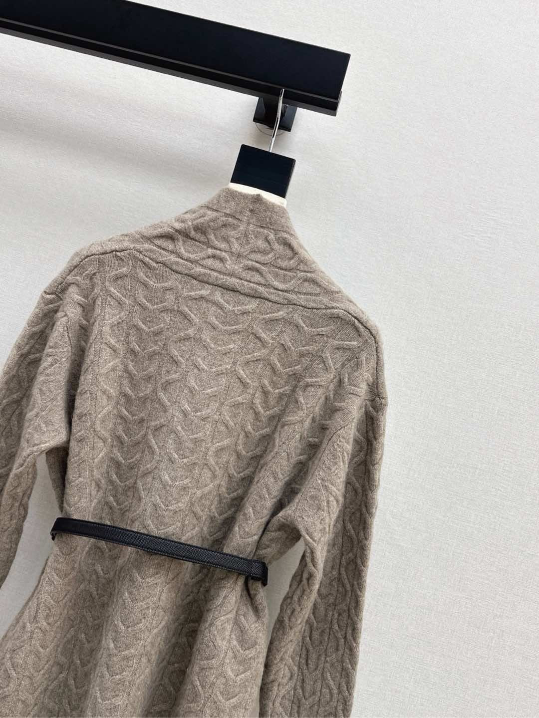 HERMES 25S LONG KNIT CARDIGAN 150