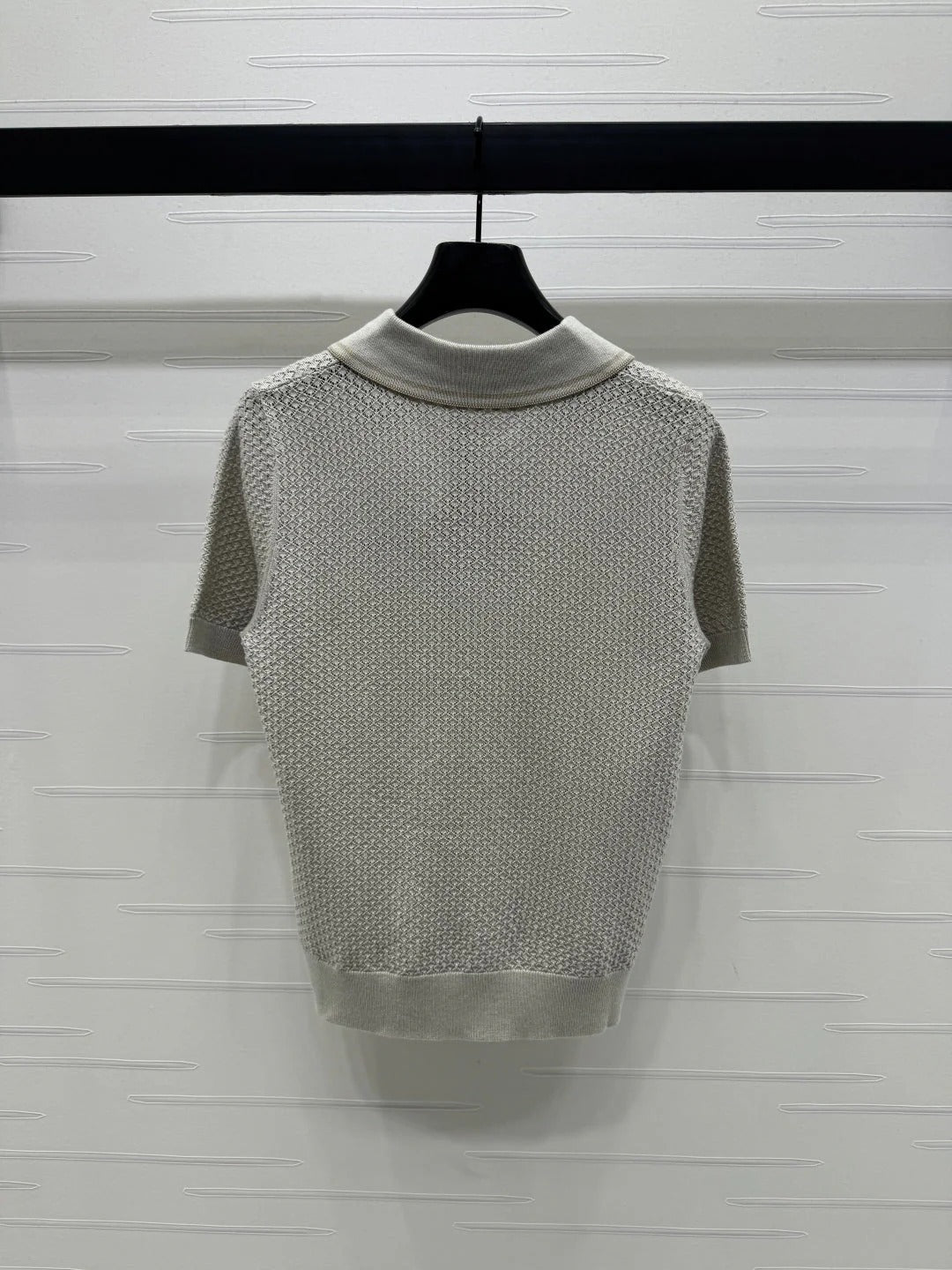 MIUMIU SHORT-SLEEVE KNIT POLO 269487