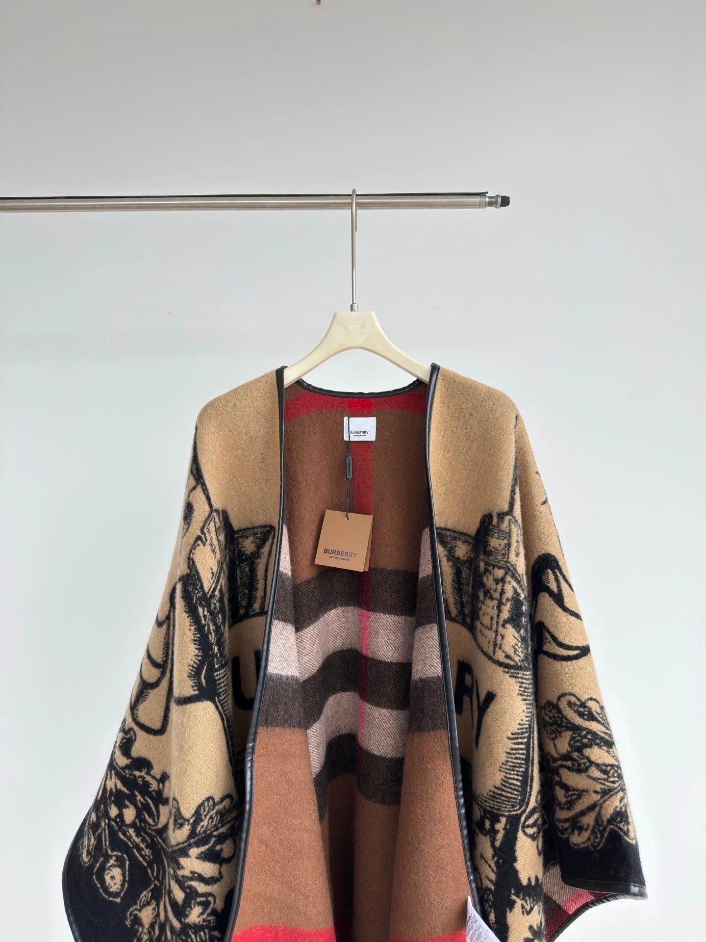 BURBERRY 25S PLAID KNITTED SCARF 146