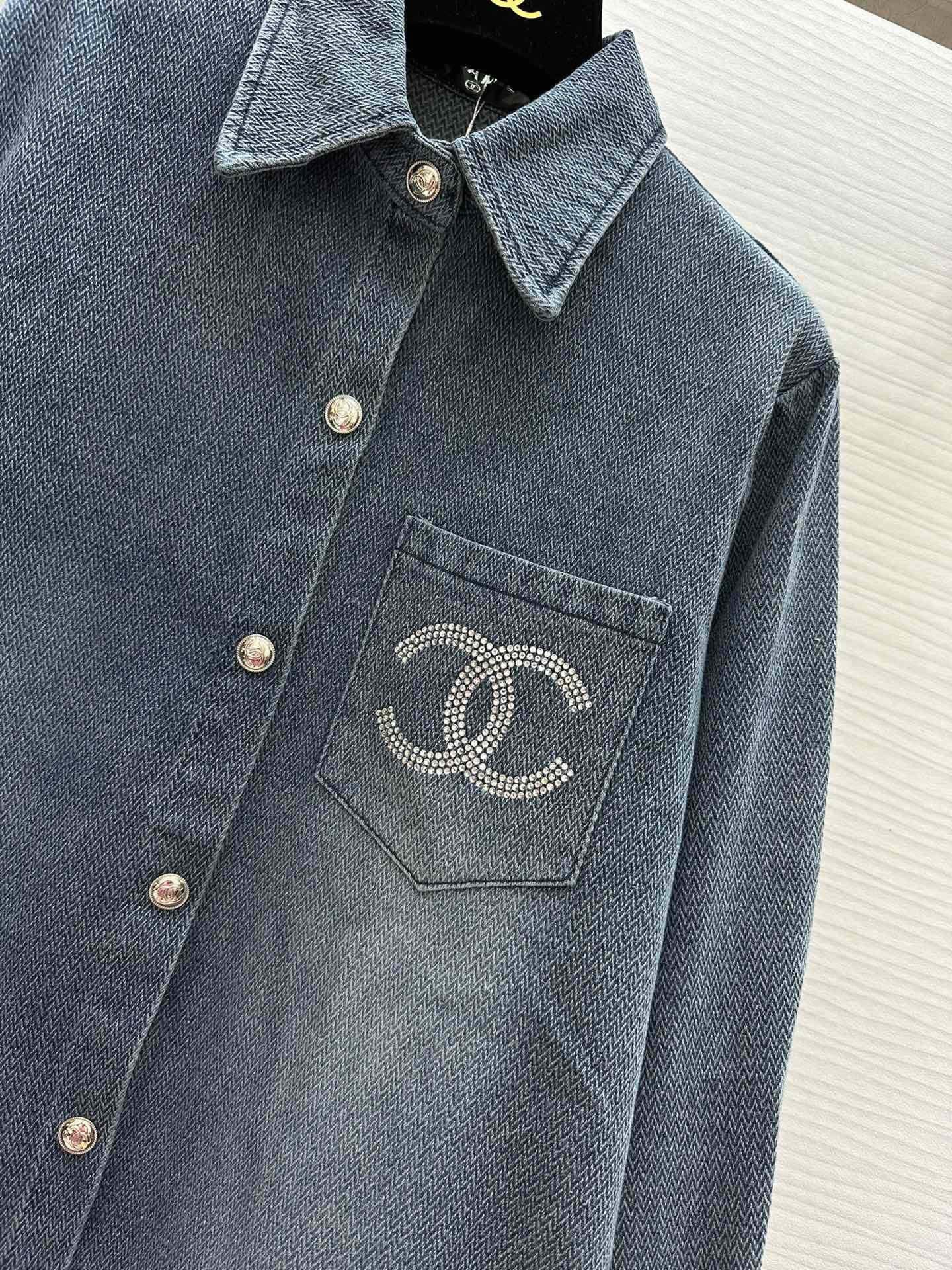 CHANEL 25S DENIM SHIRT STYLE 235