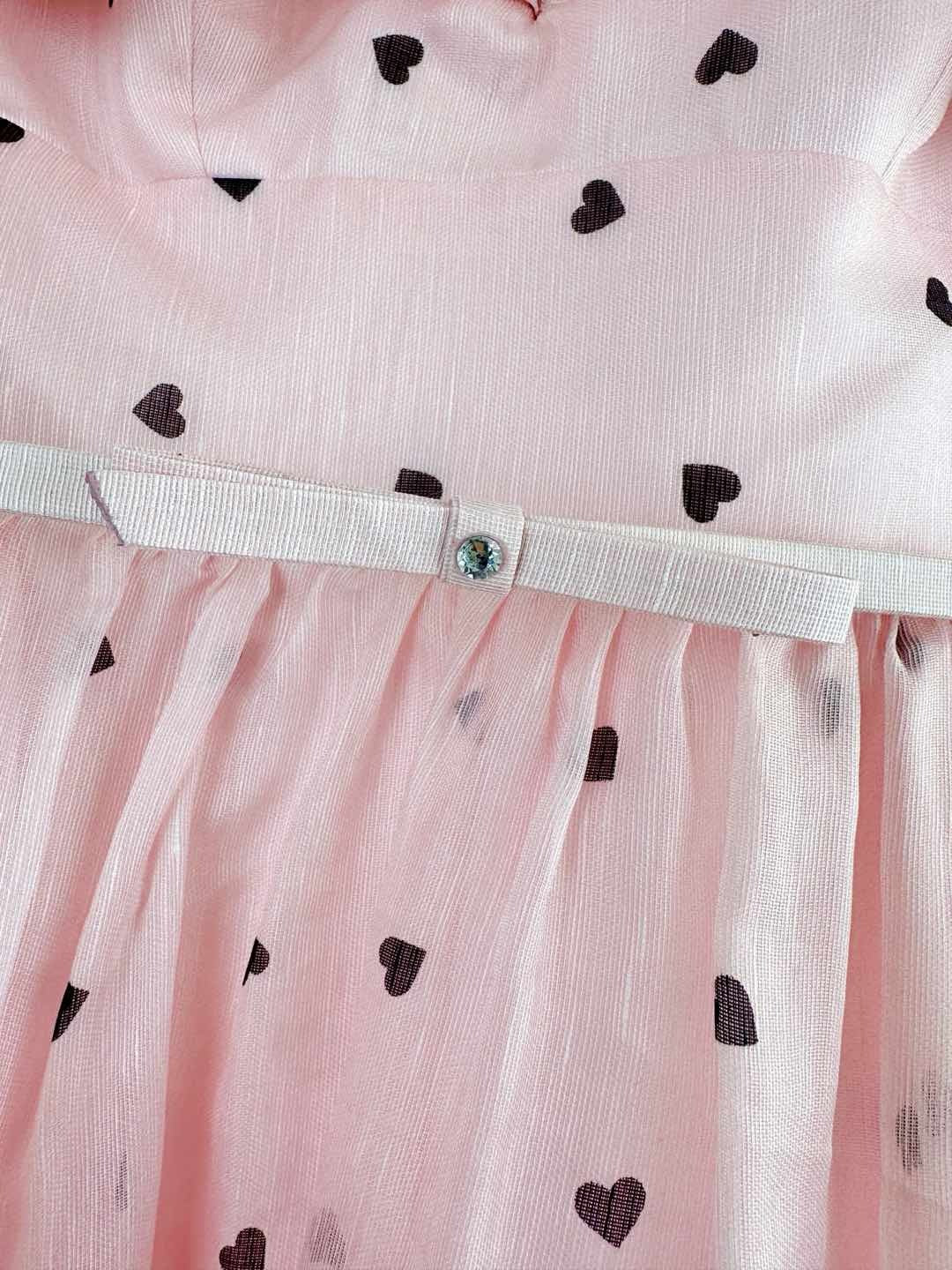 ZIMMERMANN HEART-PRINT KNEE-LENGTH DRESS 270169