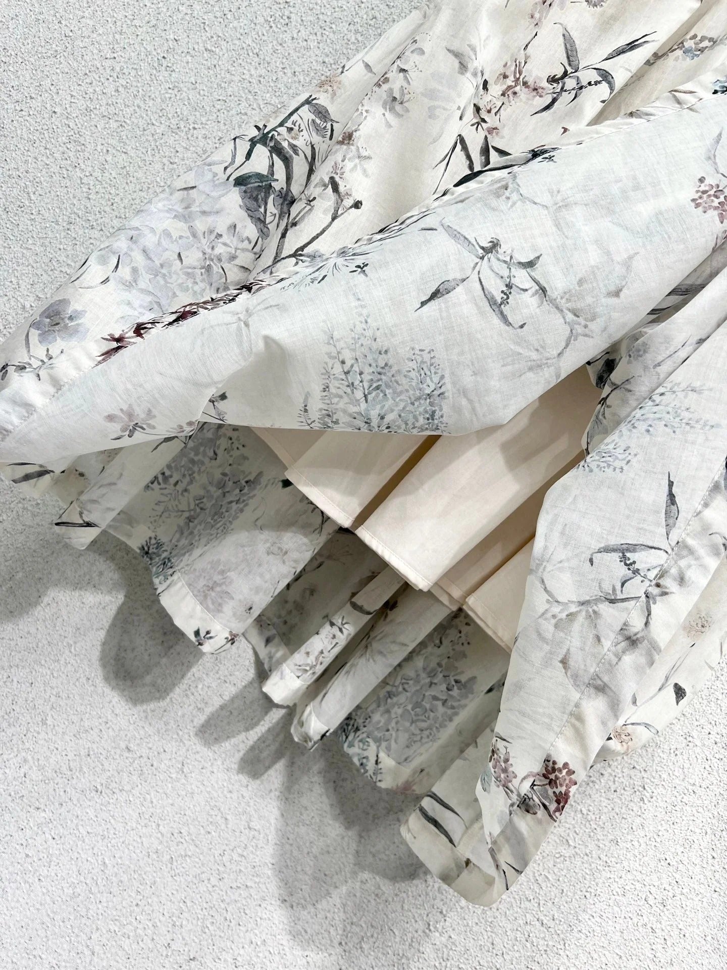 DIOR CLASSIC FLORAL LONG SKIRT 275021
