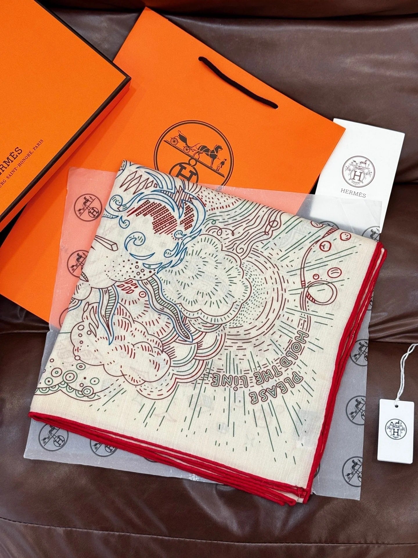 HERMES 25S SCARF 135 IN SILK 854787