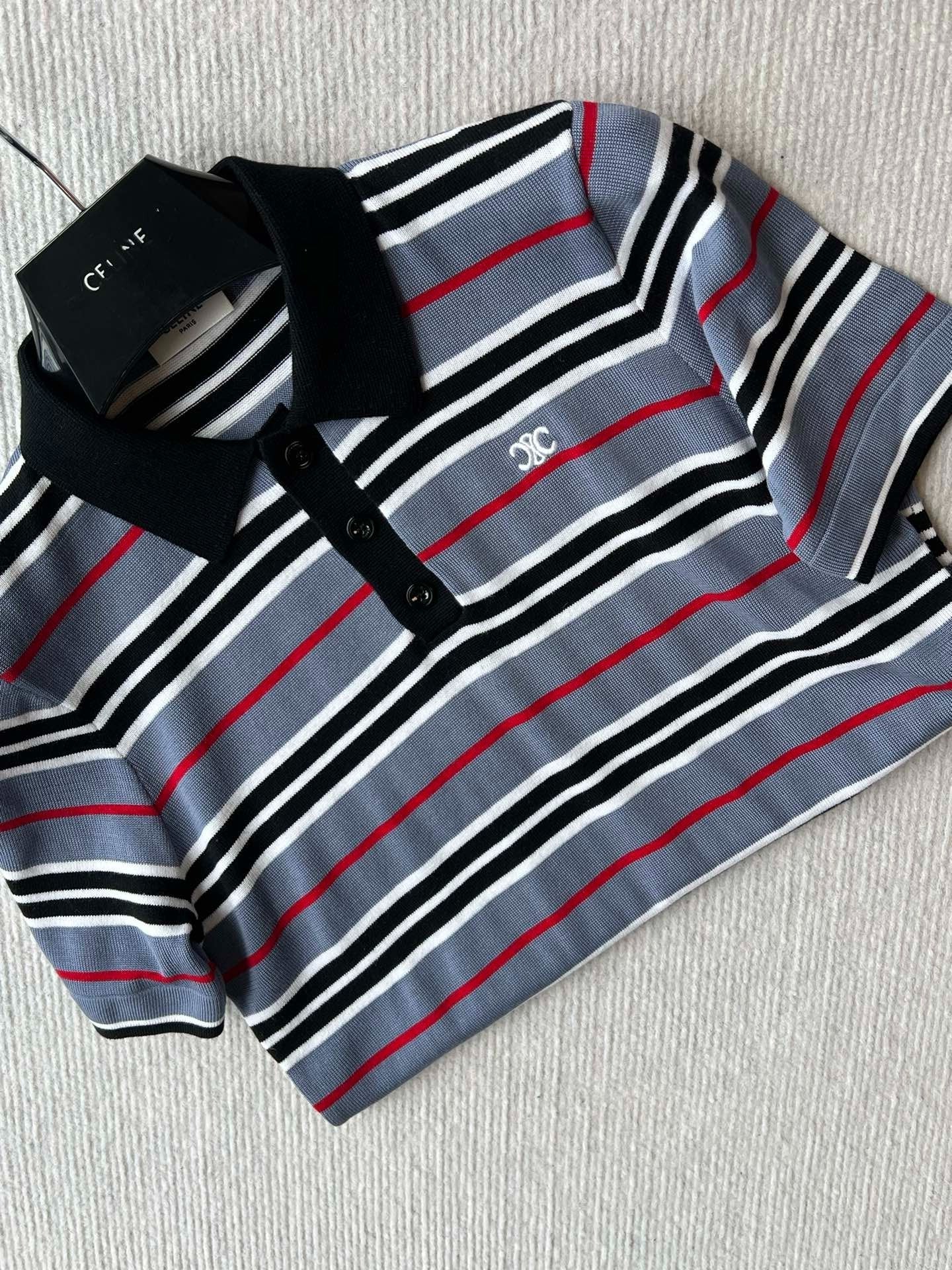 CELINE KNITTED POLO SHIRT 269723