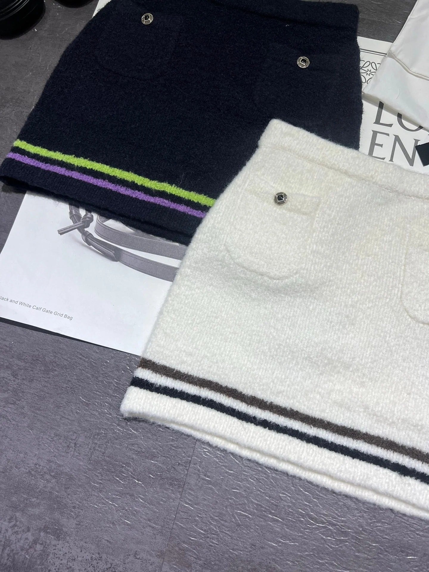 CHANEL 25S SKI COLLECTION SKIRT