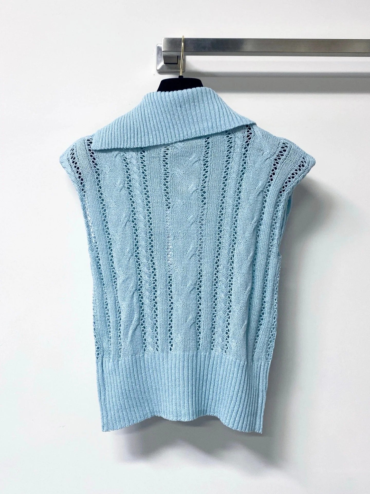 Chanel 2026 Knit Sweater Vest Laine Wool 315615