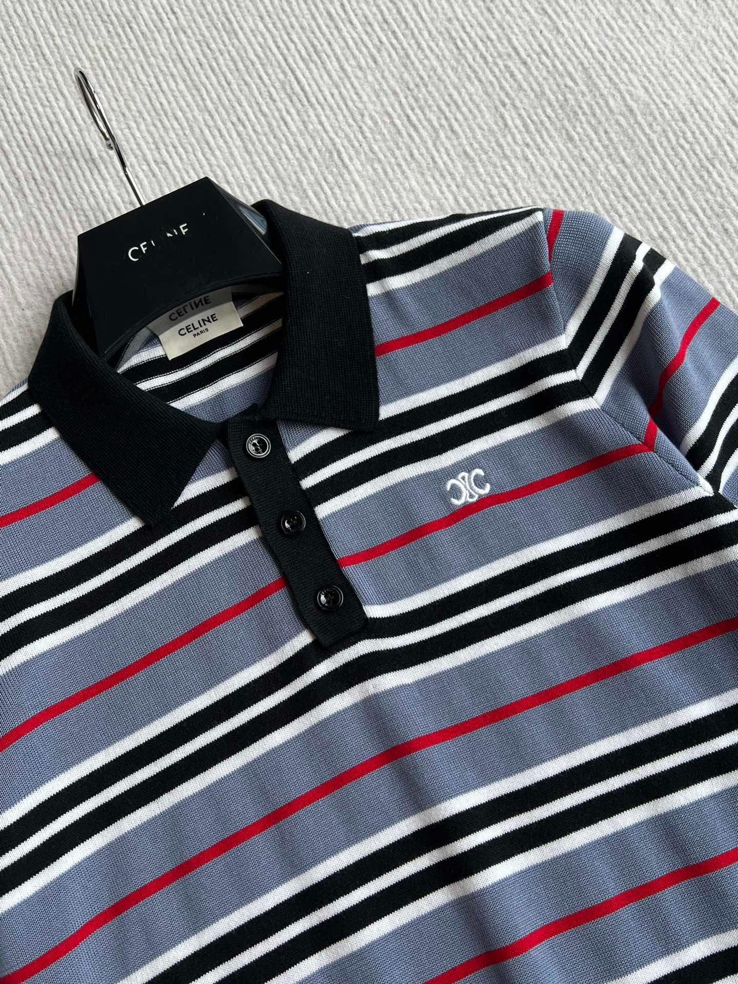 CELINE KNITTED POLO SHIRT 269723