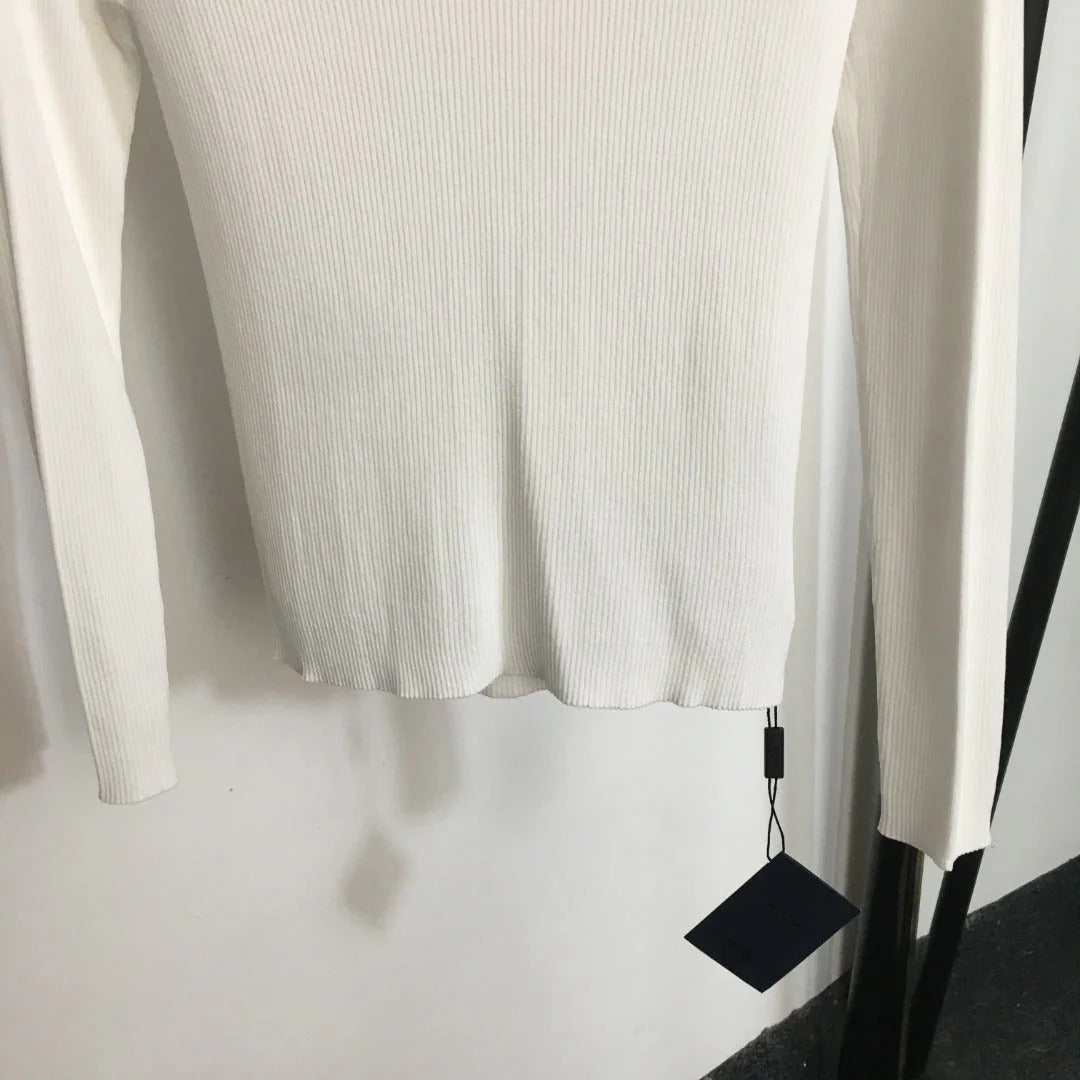PRADA 25S FITTED KNIT SWEATER 284