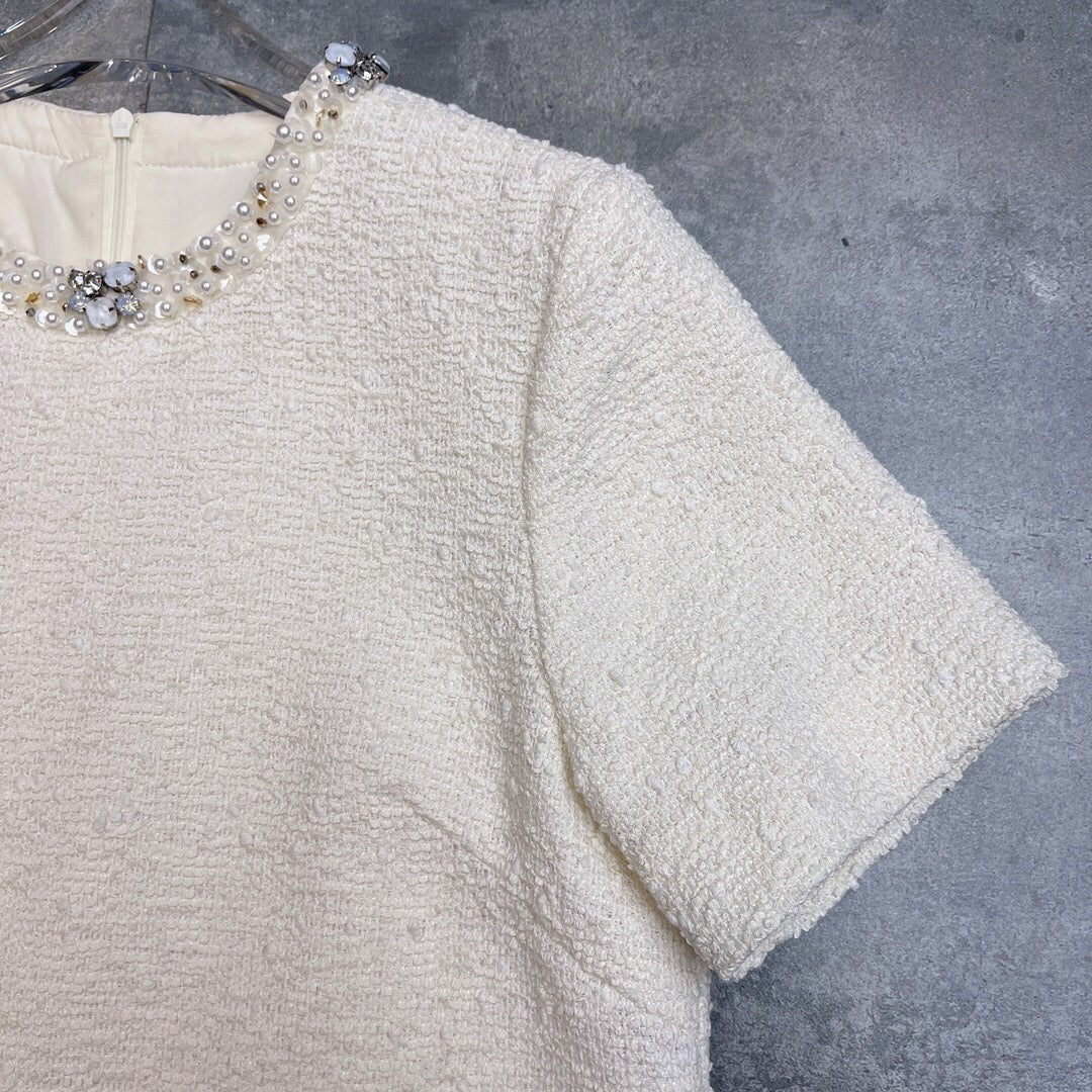 CHANEL 25S EMBELLISHED SHIFT DRESS 396
