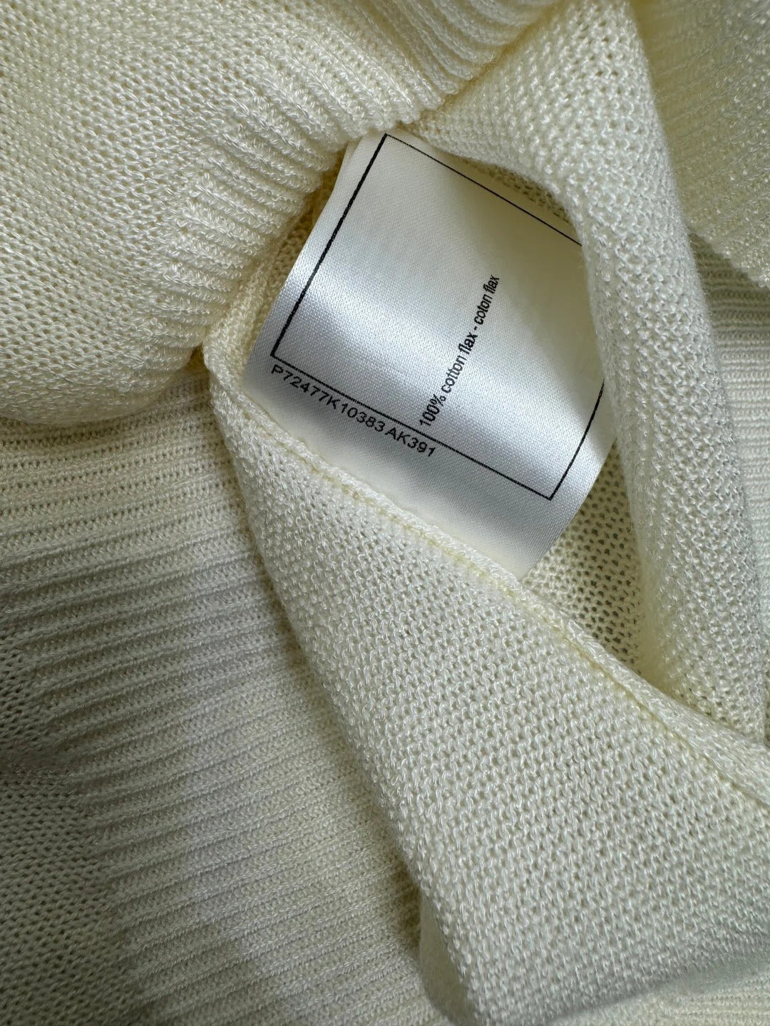 CHANEL SHORT-SLEEVE CREW NECK SWEATER 269419