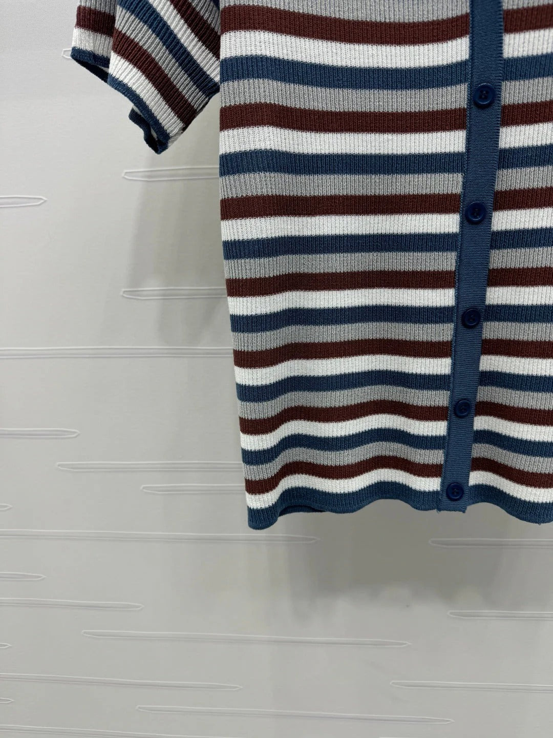 MIUMIU SHORT-SLEEVE KNIT CARDIGAN 274943