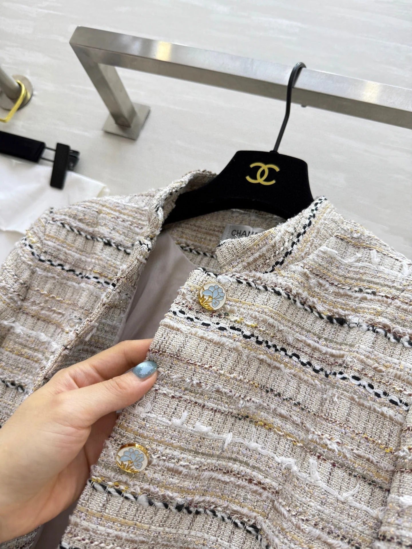 CHANEL 25S TWEED WOOL JACKET 263