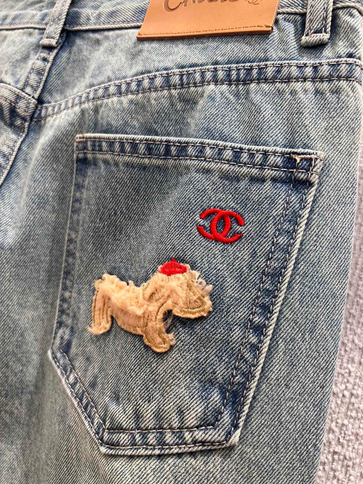 CHANEL 25S DENIM JEANS STYLE 124