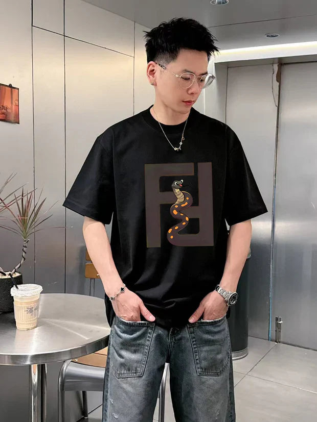 Fendi 2026 Men's Short-Sleeve T-Shirt Cotton 806084
