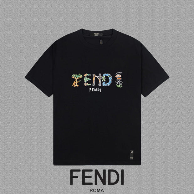 Fendi 2026 Men's Short-Sleeve T-Shirt Cotton 806108
