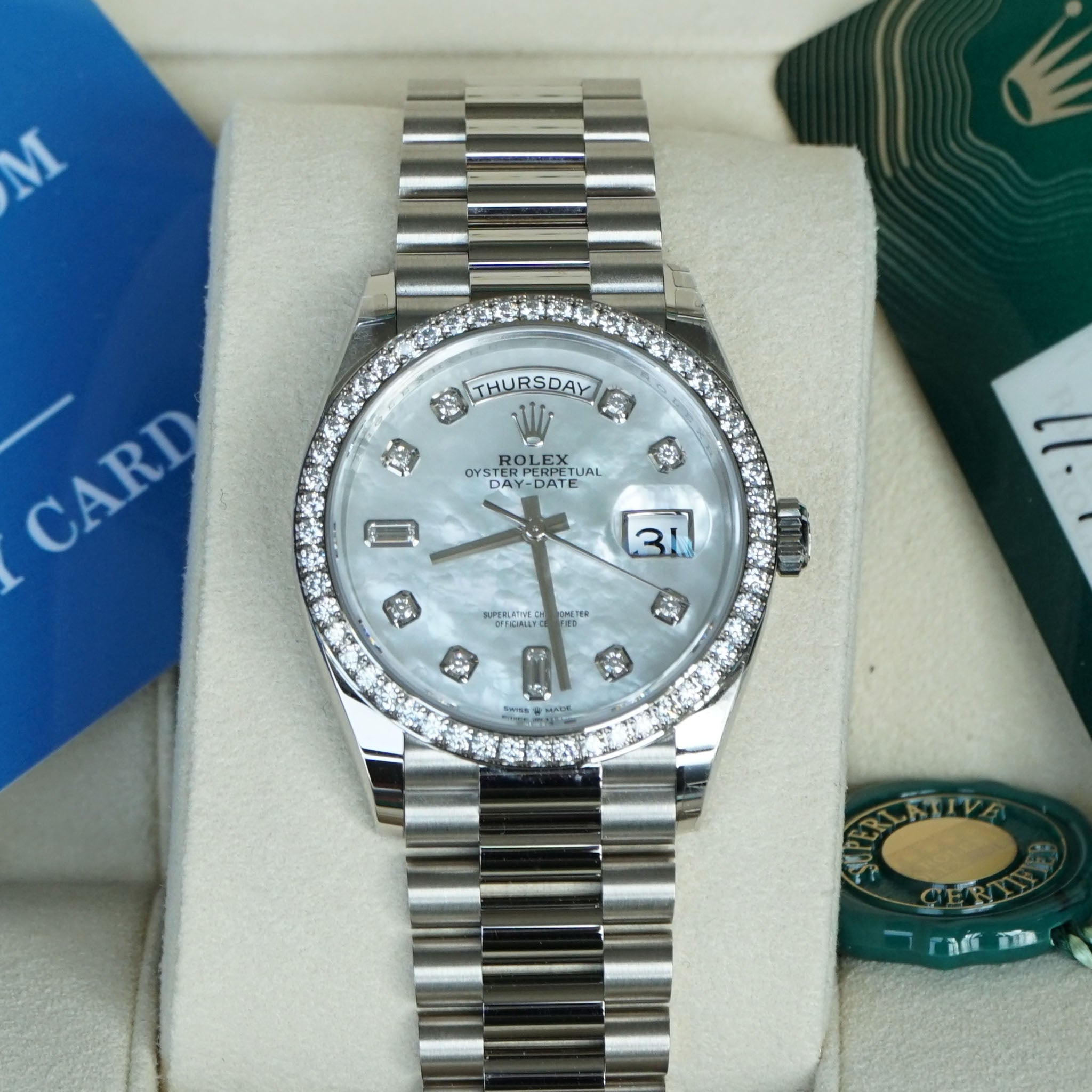 Datejust 31mm White Gold & Diamonds Oystersteel