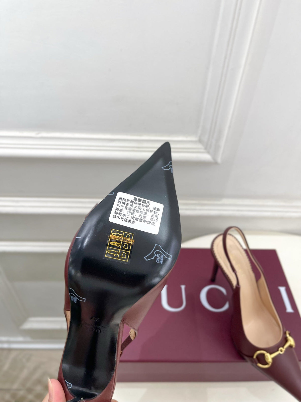 Gucci 2026 Donna Shoe 110mm Cowhide Canvas 946604