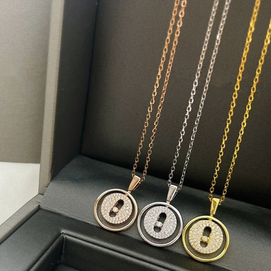 Messika Lucky Move PM Paved Necklace