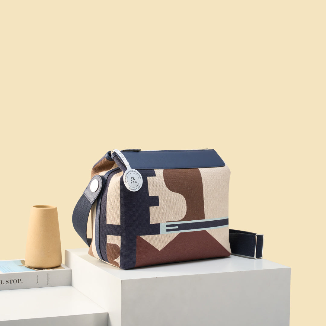 High-end Hermes 2026 R.M.S 12H Bag 30cm Canvas/Togo Leather