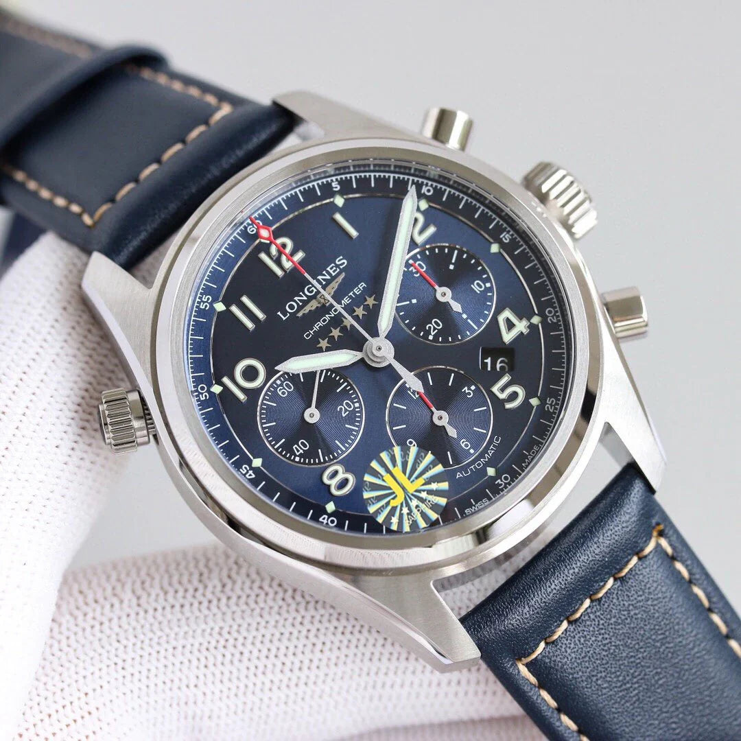 SPIRIT CHRONOGRAPH 42MM STEEL CASE LEATHER