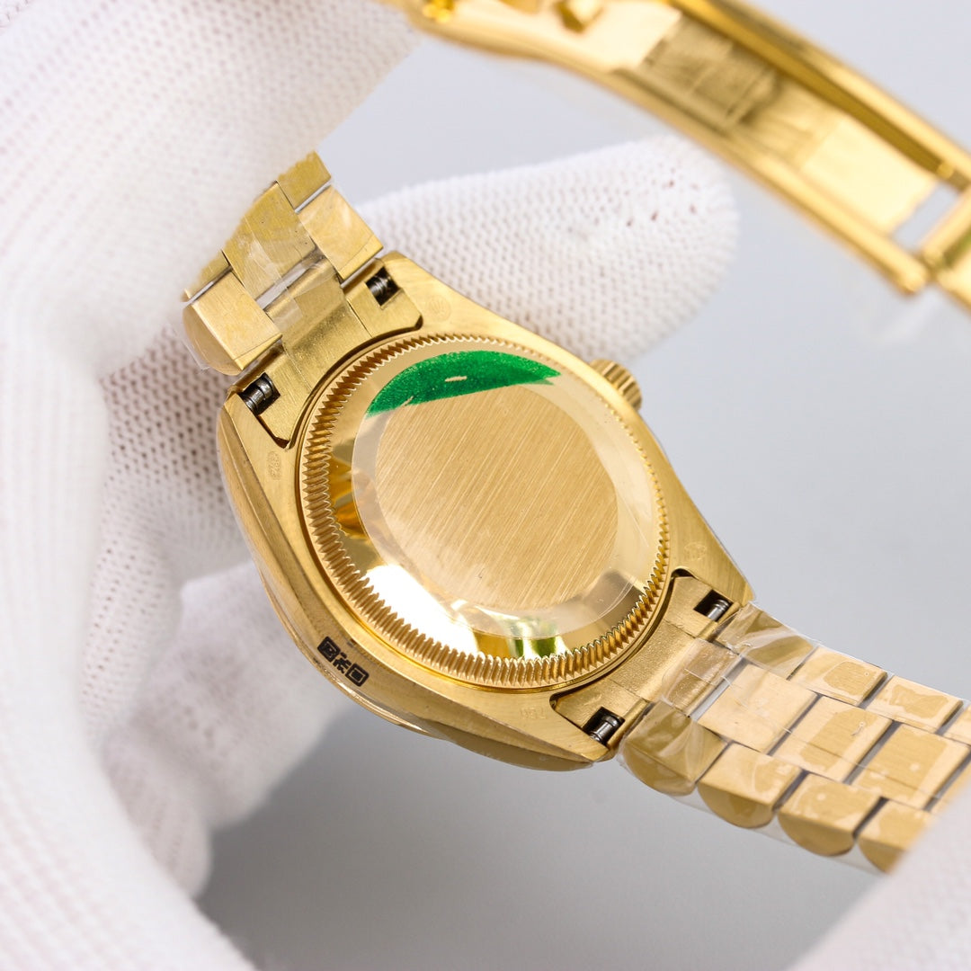 DATEJUST 31  GOLD BLUE DIAL