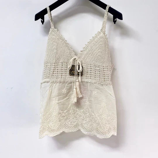 Miu Miu Camisole Ivory in Cotton Nitrile 305862