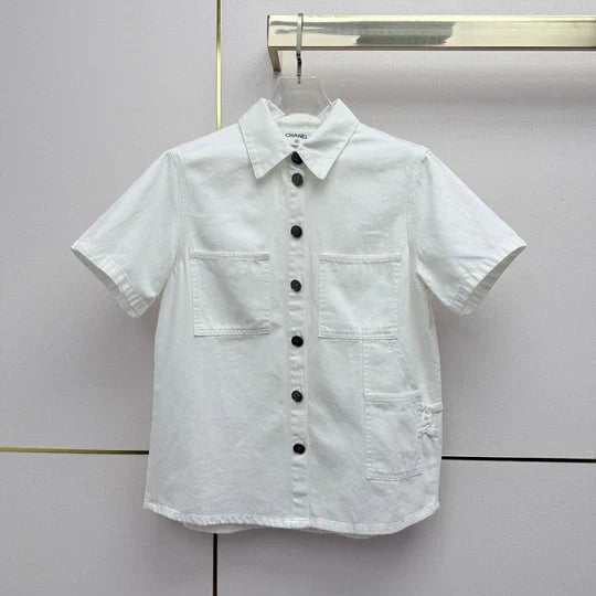 Chanel 26 Shirt White in Cotton 367724