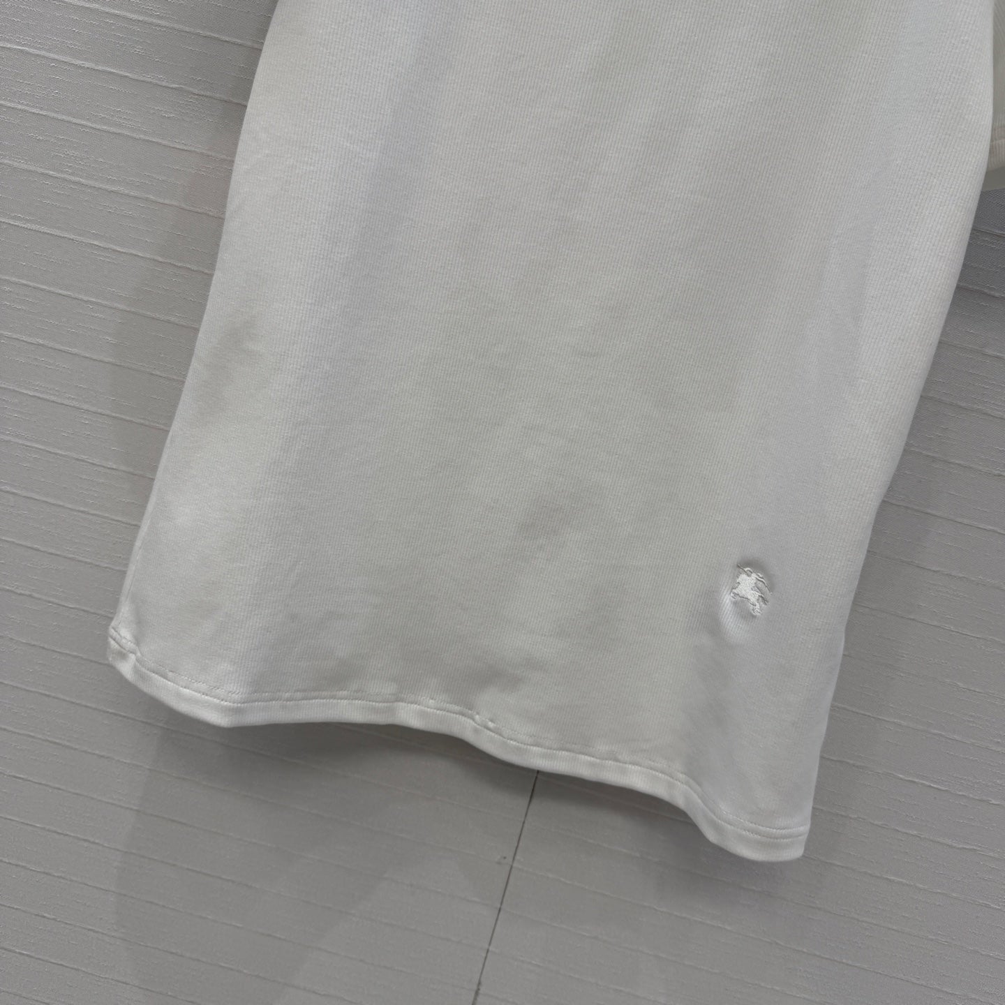 Burberry Short-sleeved T-shirt White in Polyester 376658